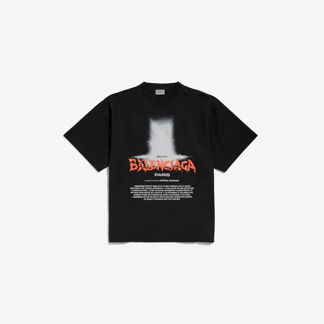 Women's The Door Oversized T-shirt in Black - 1