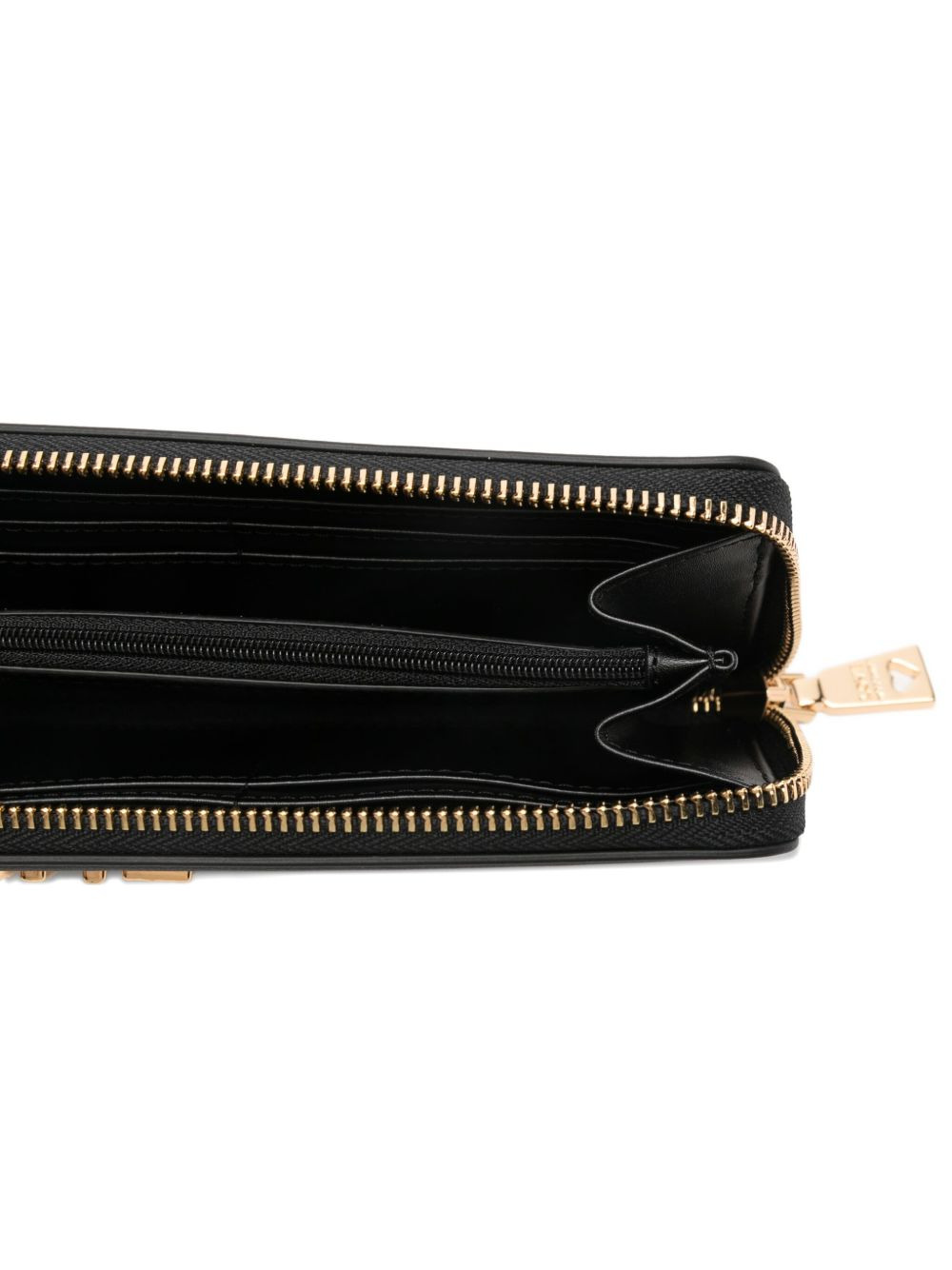 logo-plaque zip-around wallet - 3