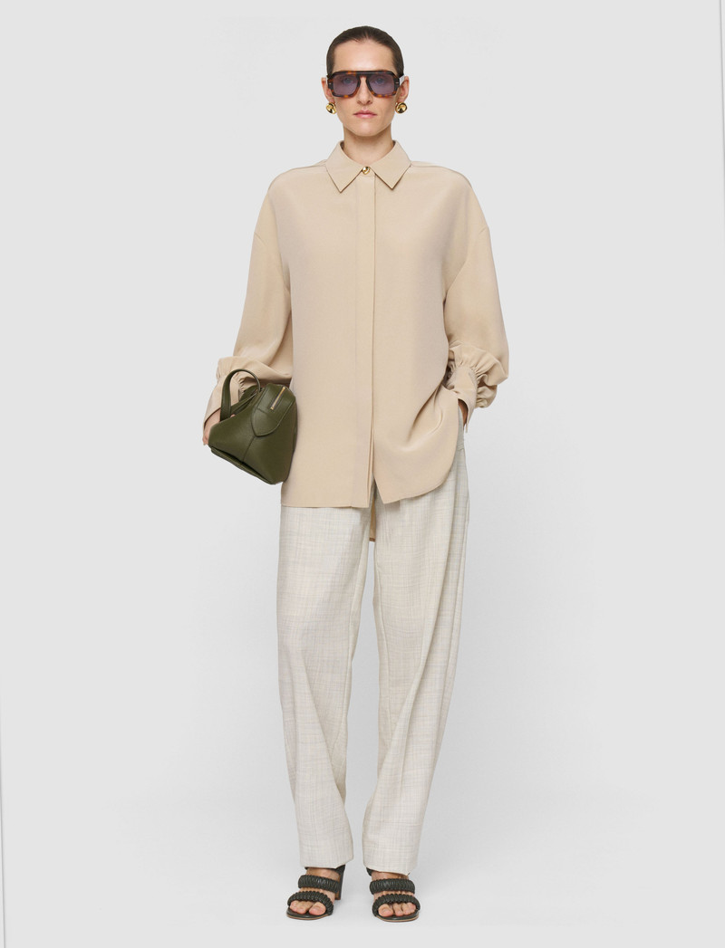 JOSEPH Camilia Satin Twill Blouse outlook
