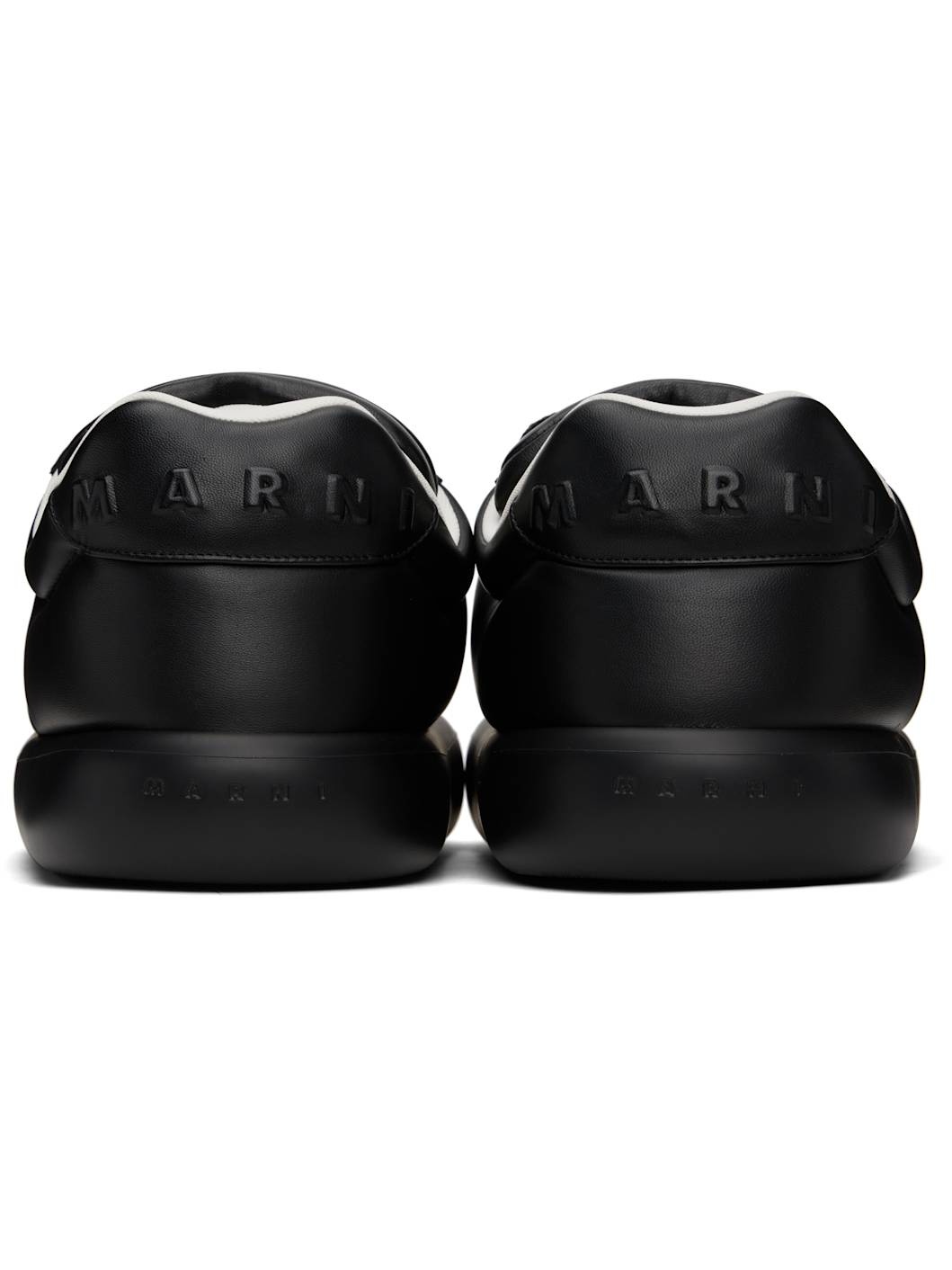 Black Leather BigFoot 2.0 Sneakers - 2