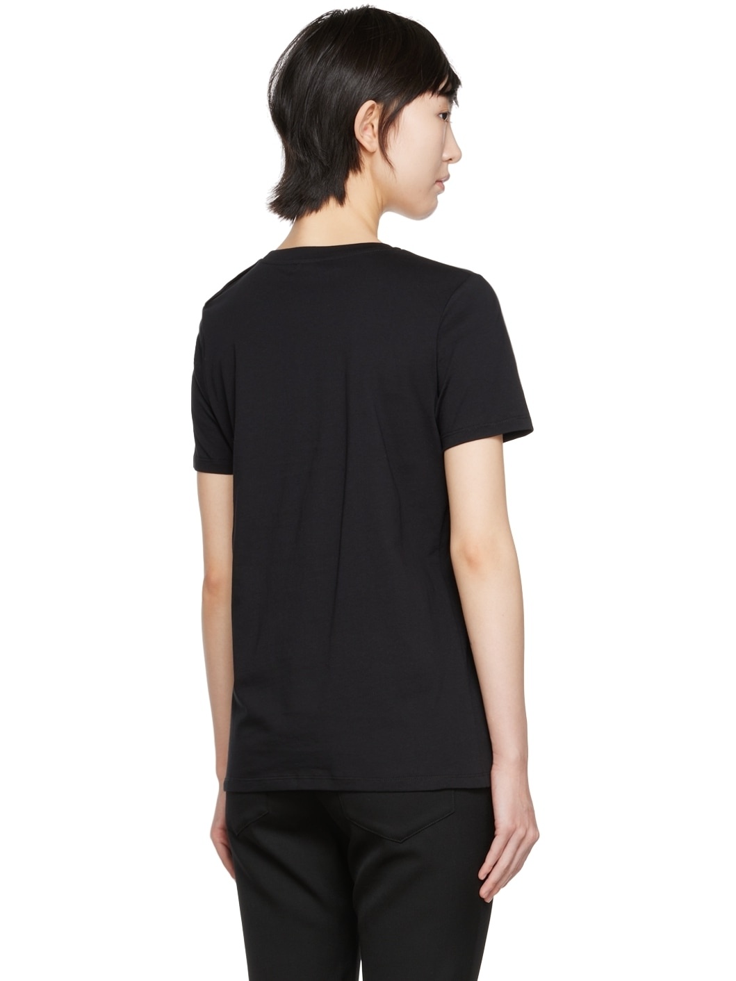 Black Organic Cotton T-Shirt - 3