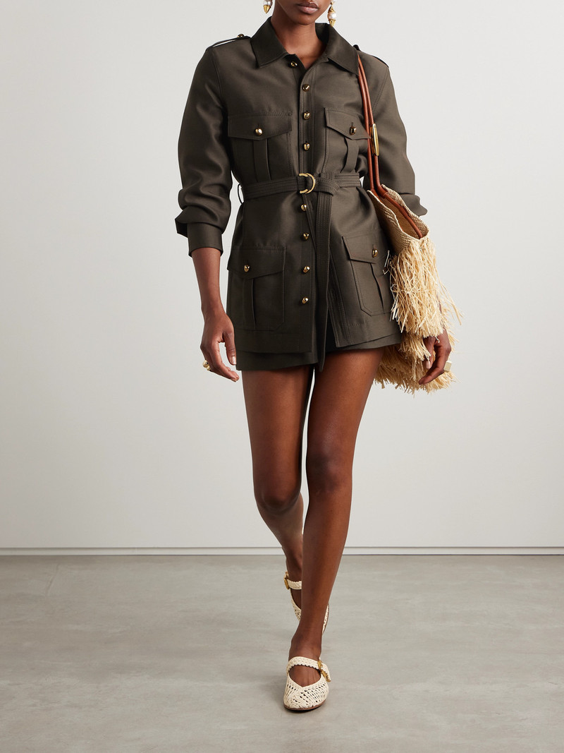Zimmermann Illuminate Belted Wool And Silk-blend Jacket outlook