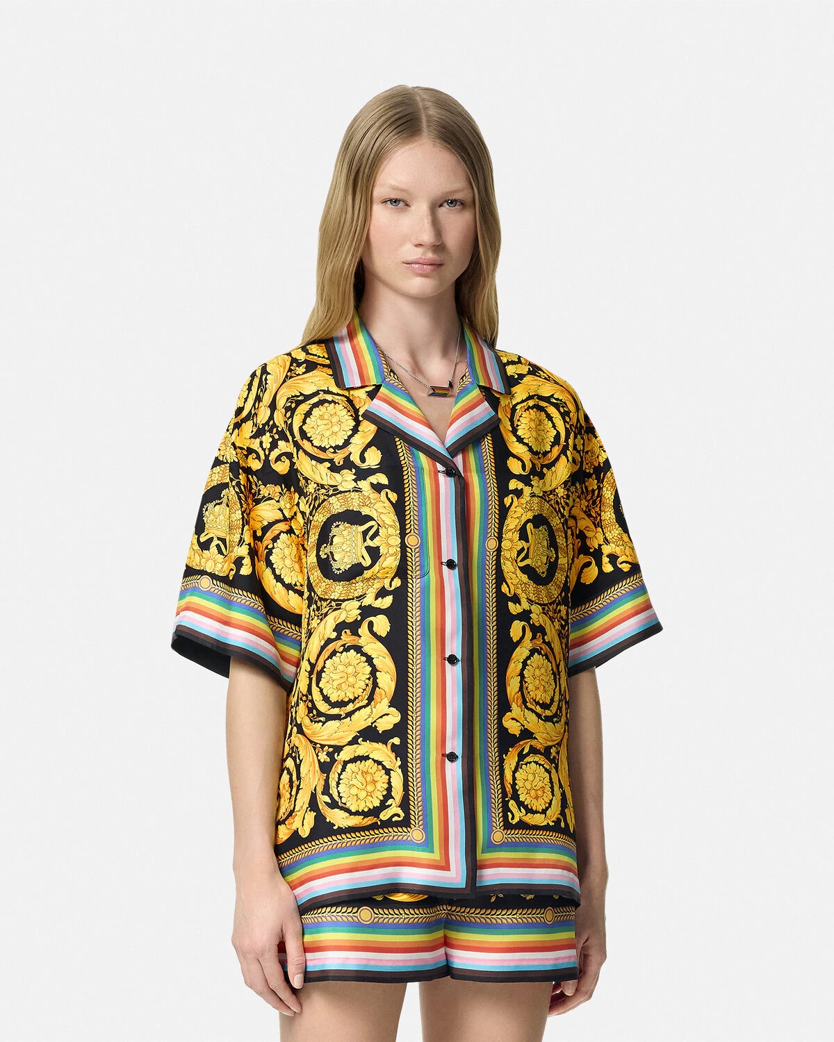 Pride Barocco Silk Shirt - 4