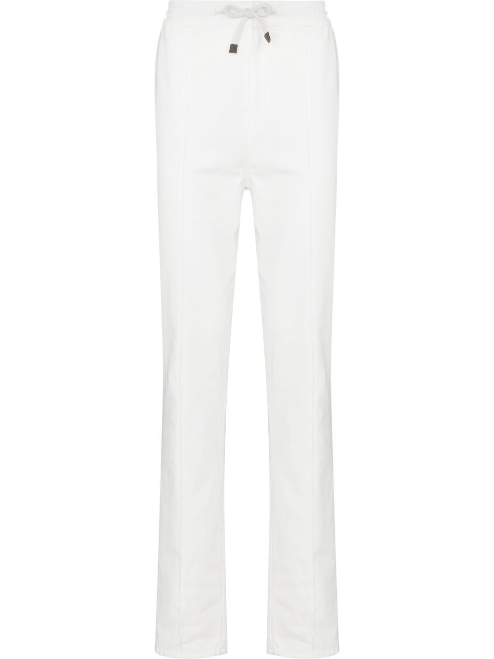 drawstring chino trousers - 1