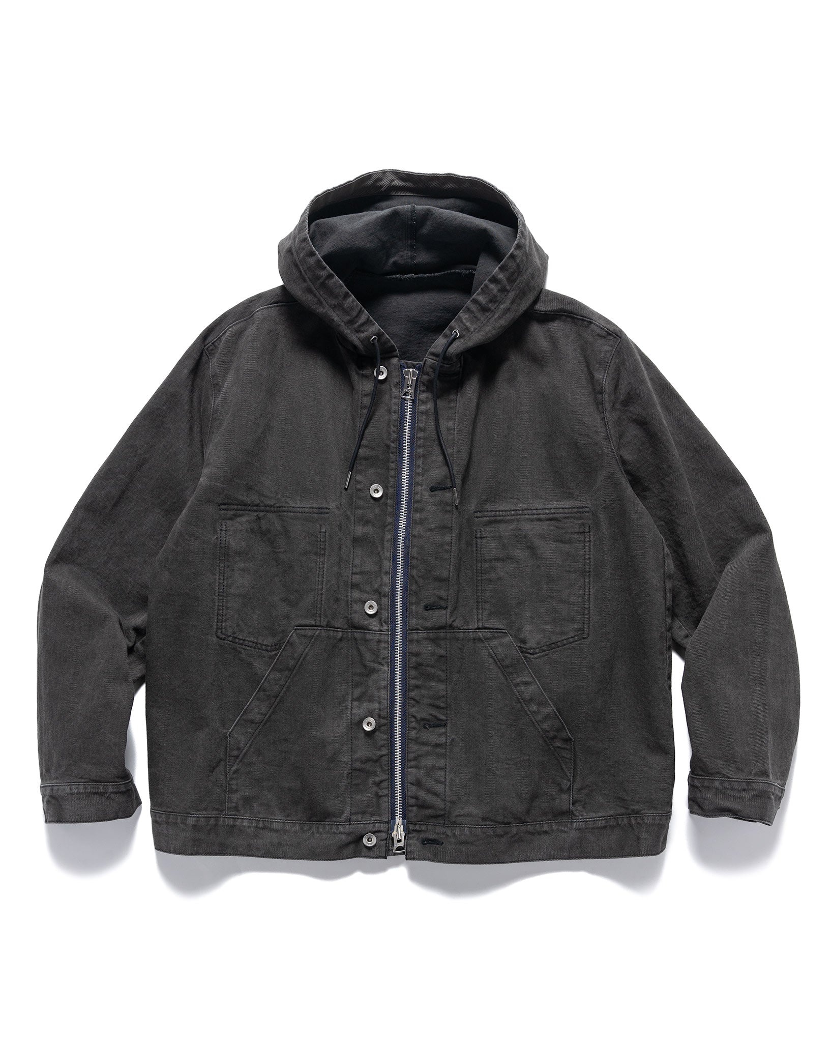 ジャケット・アウター sacai Denim Hoodie sacai Denim Hoodie Black | havenshop | REVERSIBLE