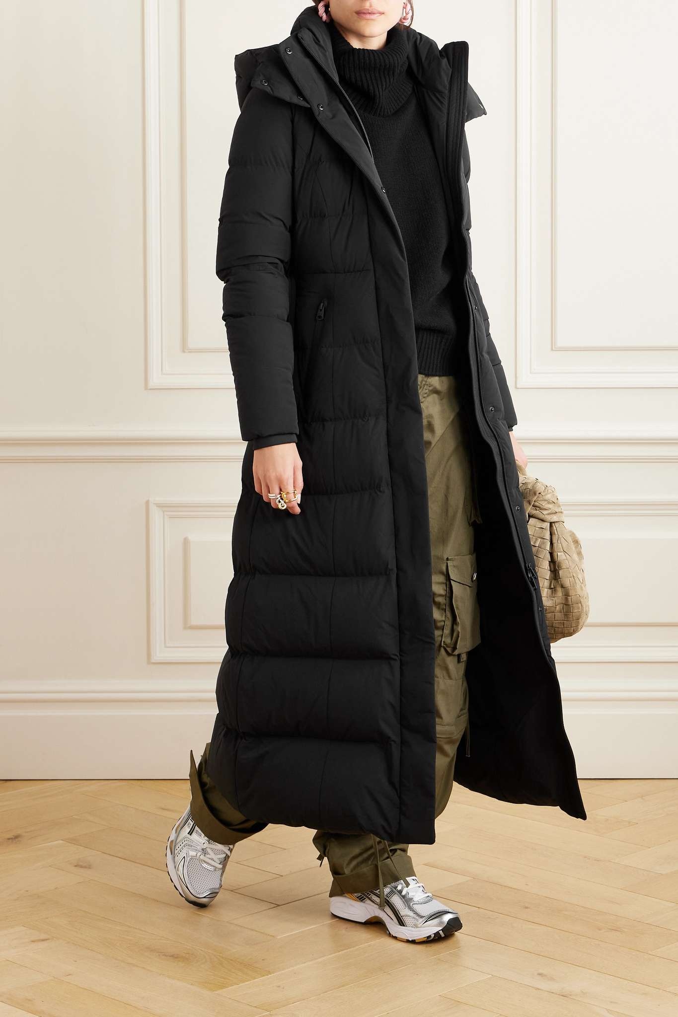 MACKAGE Calina-City belted hooded quilted shell down coat