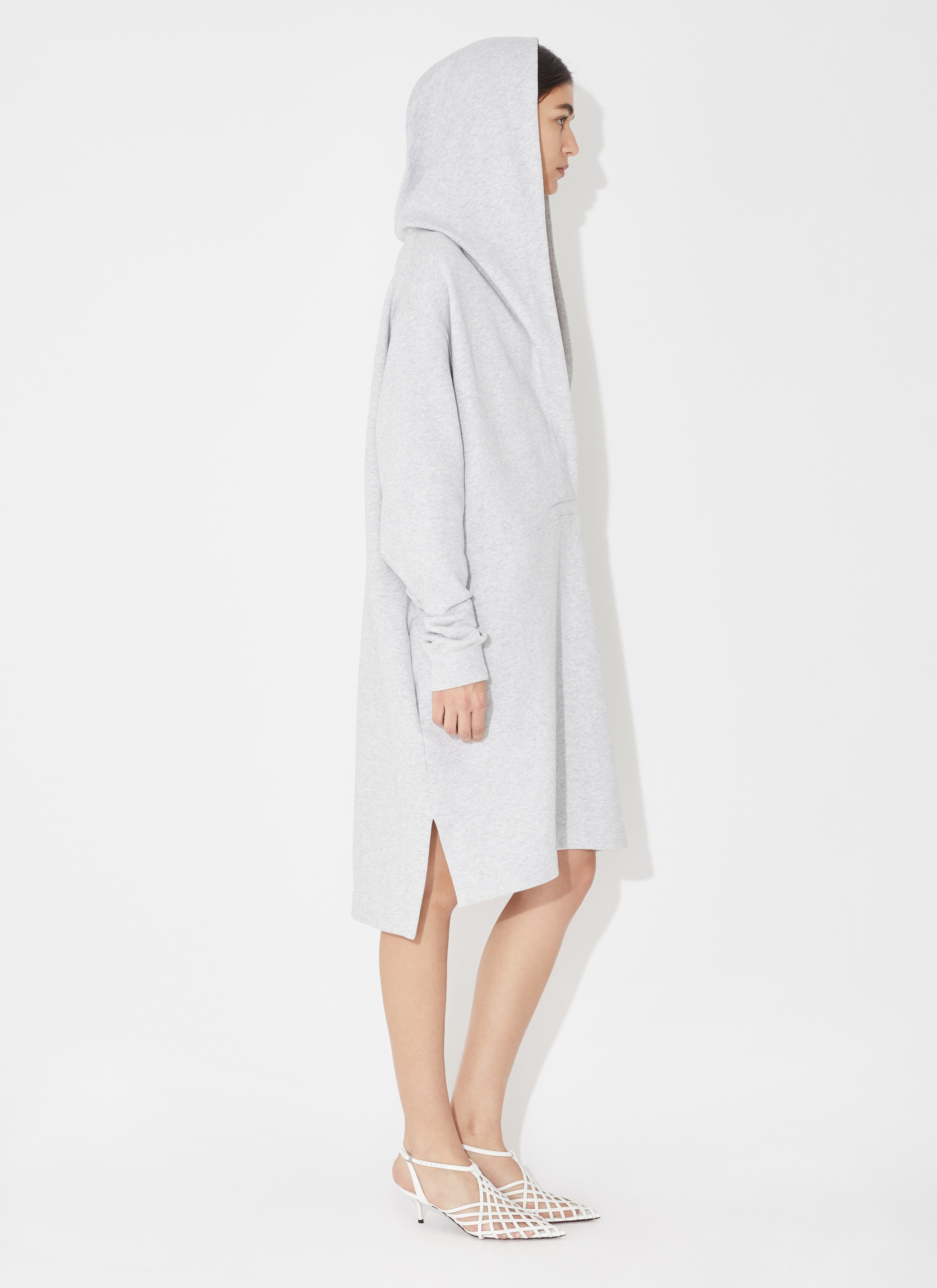 COTTON FLEECE DRESS - 4
