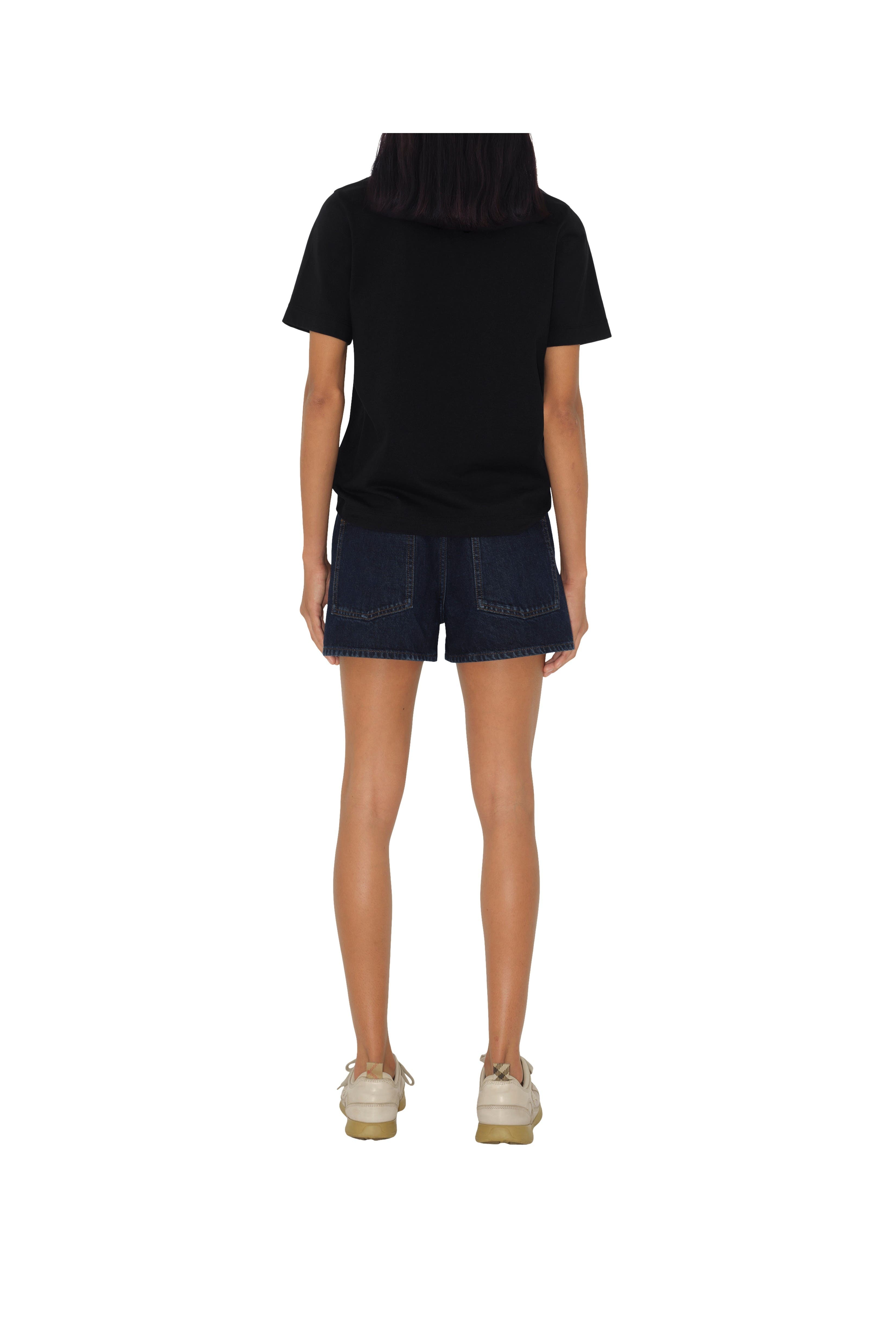 burberry B Crest Cotton T-shirt in Black at Nordstrom - 4