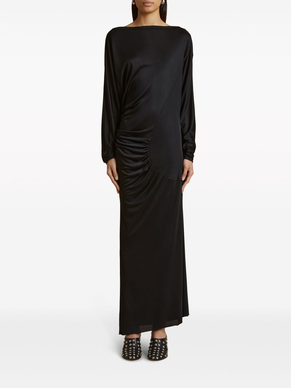 The Oron ruched maxi dress - 3