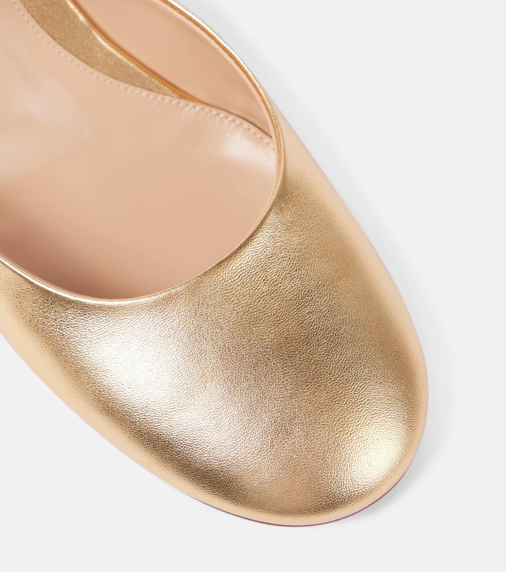 Tivoli 45 metallic leather mules - 6