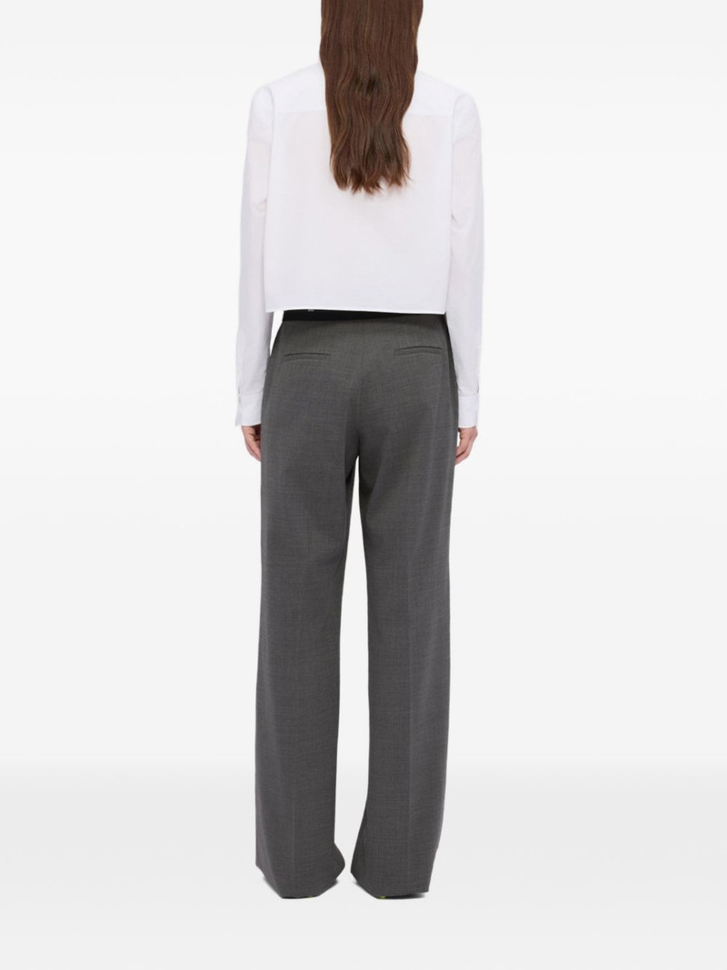 wide-leg waistband trousers 4