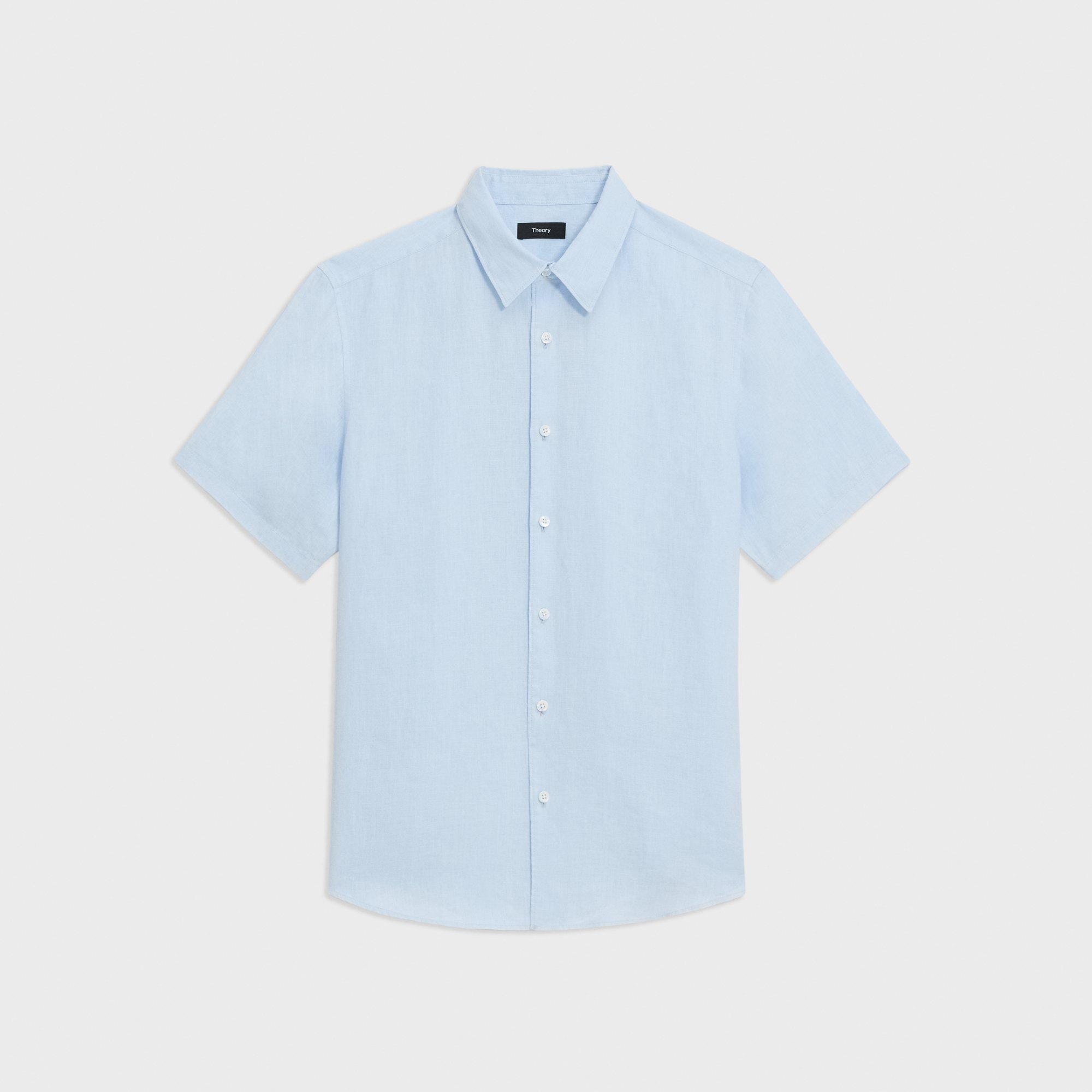 Irving Short-Sleeve Shirt in Relaxed Linen - 1