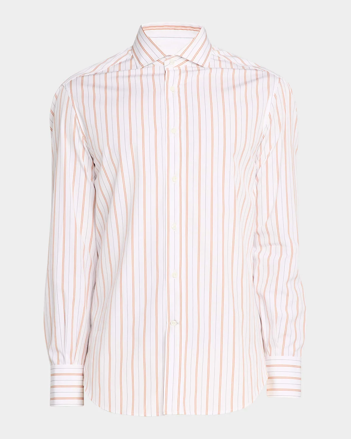 Men's Multi-Stripe Cotton Slim-Fit Button-Down Shirt - 1