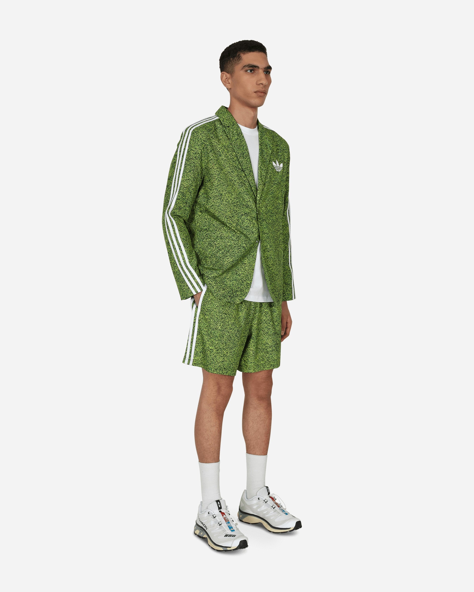 adidas x Kerwin Frost grass-print track shorts | REVERSIBLE