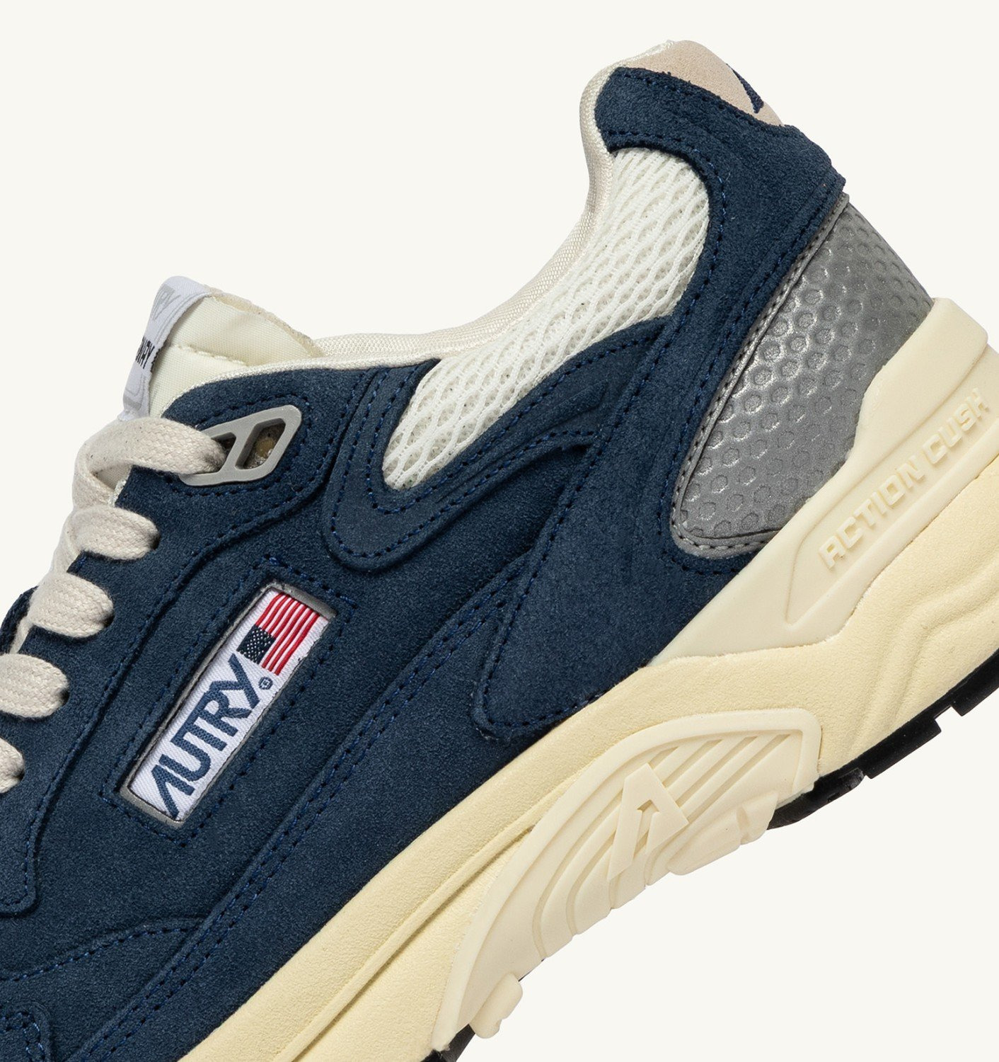 HYPERWAY SNEAKERS IN ENSIGN BLUE AND SILVER-TONE SUEDE AND MESH - 6