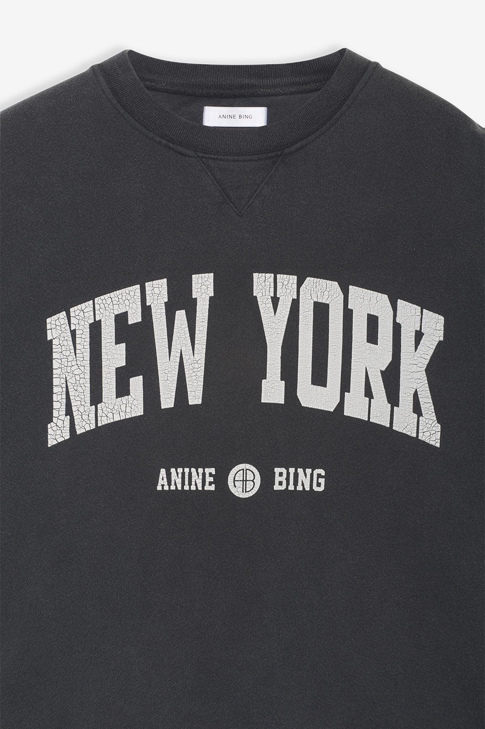 Ramona Sweatshirt University New York - Washed Black - 4