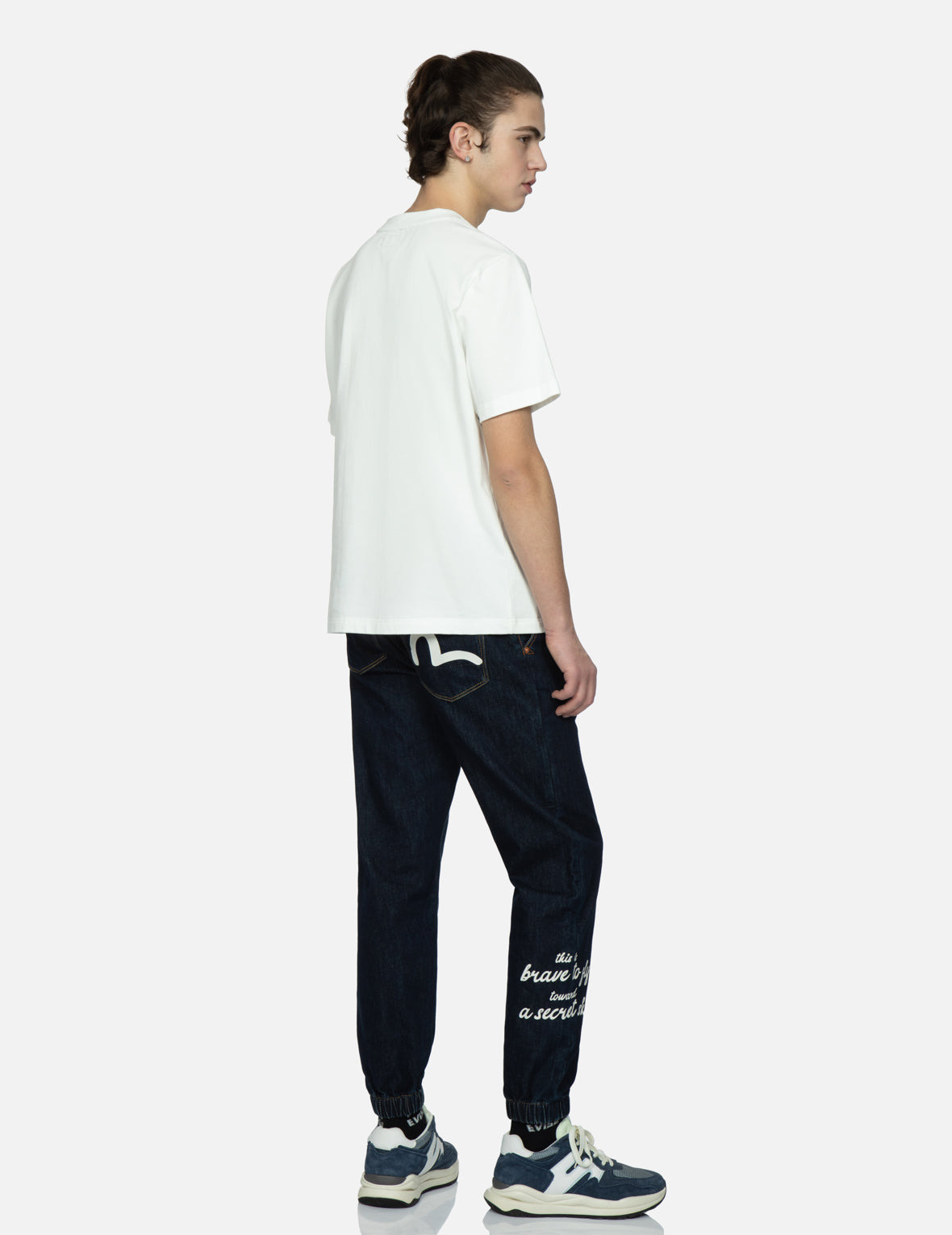 SLOGAN AND SEAGULL PRINT REGULAR-FIT JOGGER PANTS - 3