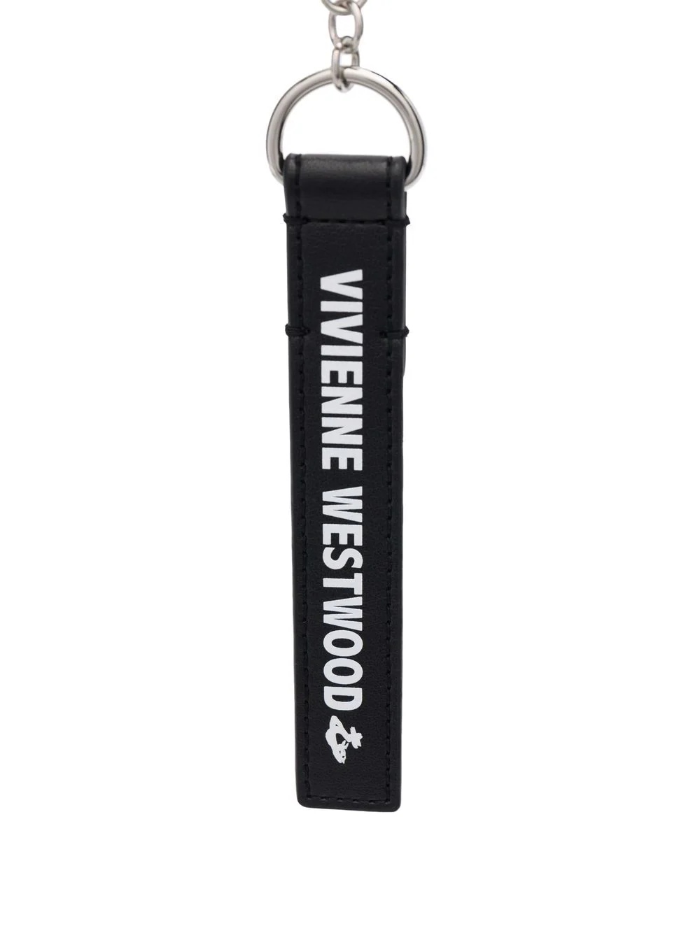 logo-print key ring - 2