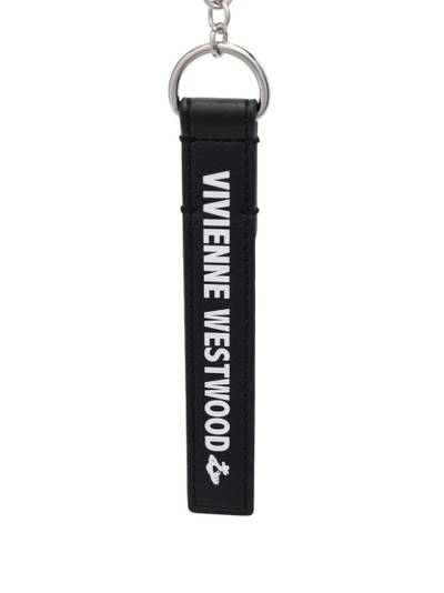 Vivienne Westwood logo-print key ring outlook