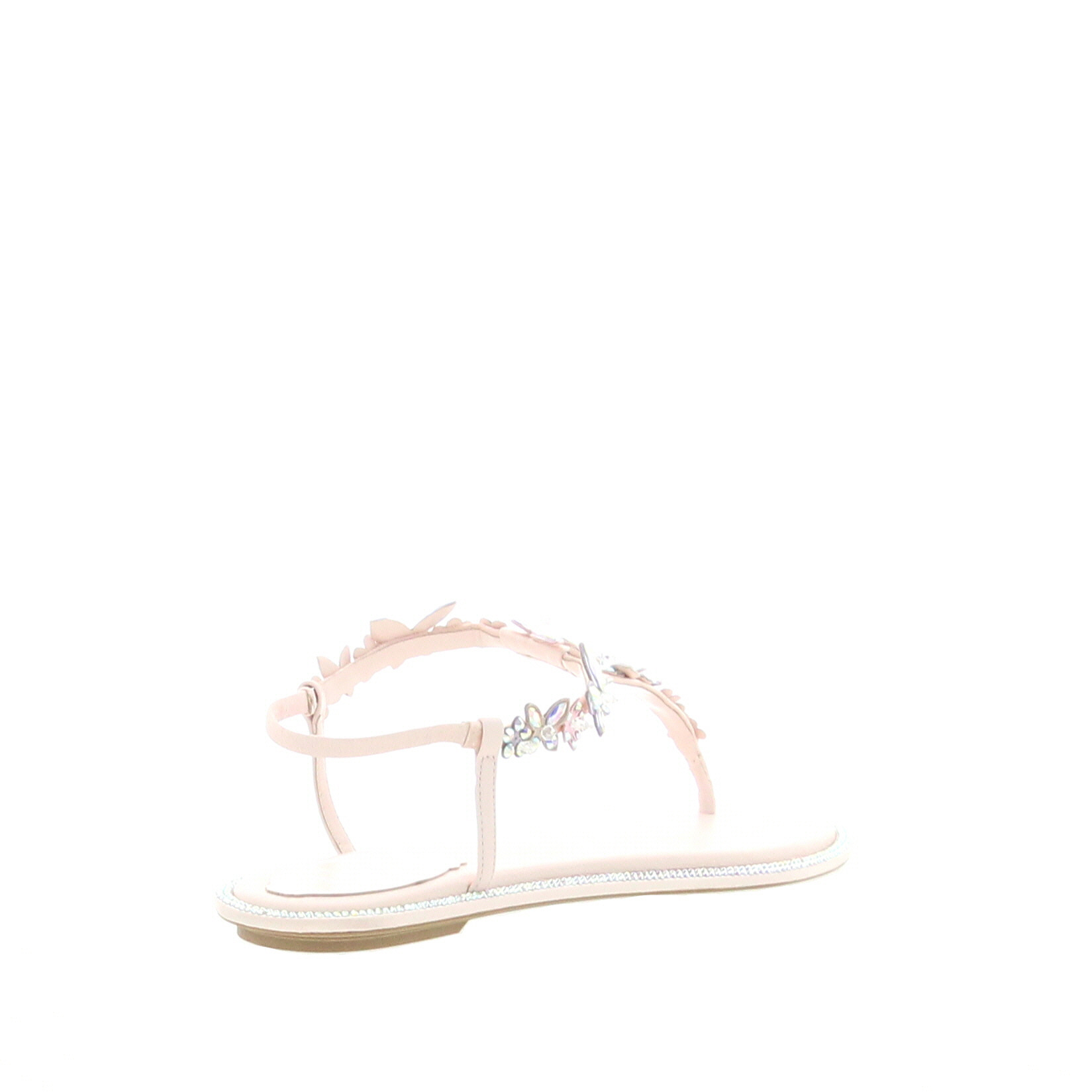 Rene Caovilla – Eden Flat Sandal – Light Pink - 3