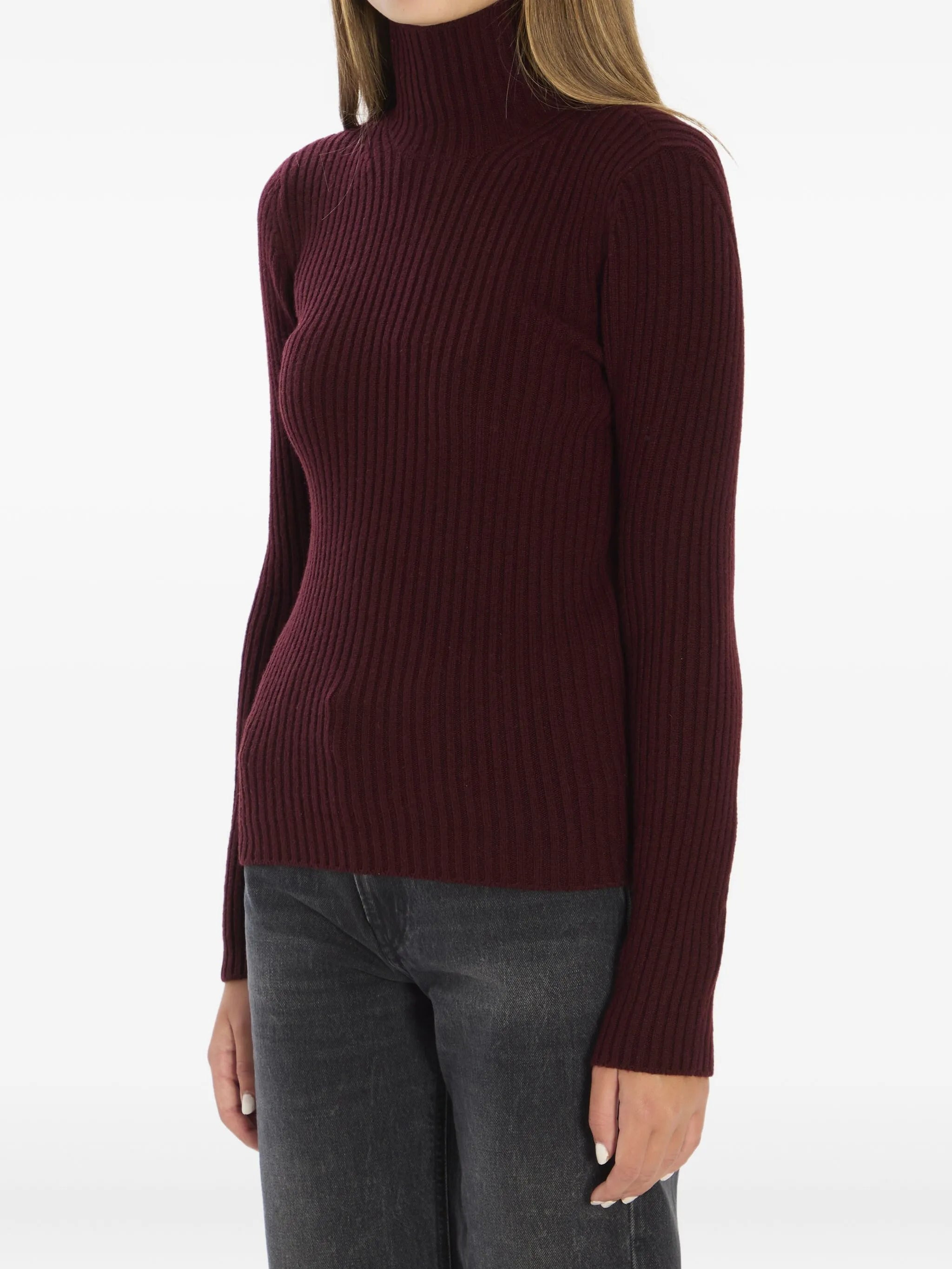 Max Mara Ribbed High-neck Sweater - 4