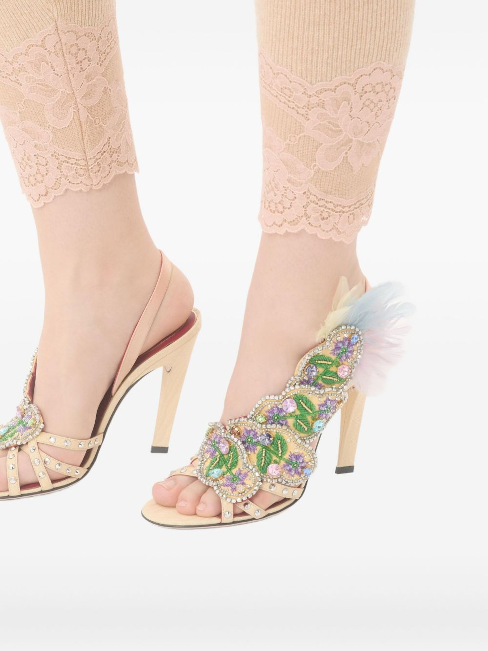 105mm Dans Le Foyer crystal-embellished sandals - 5