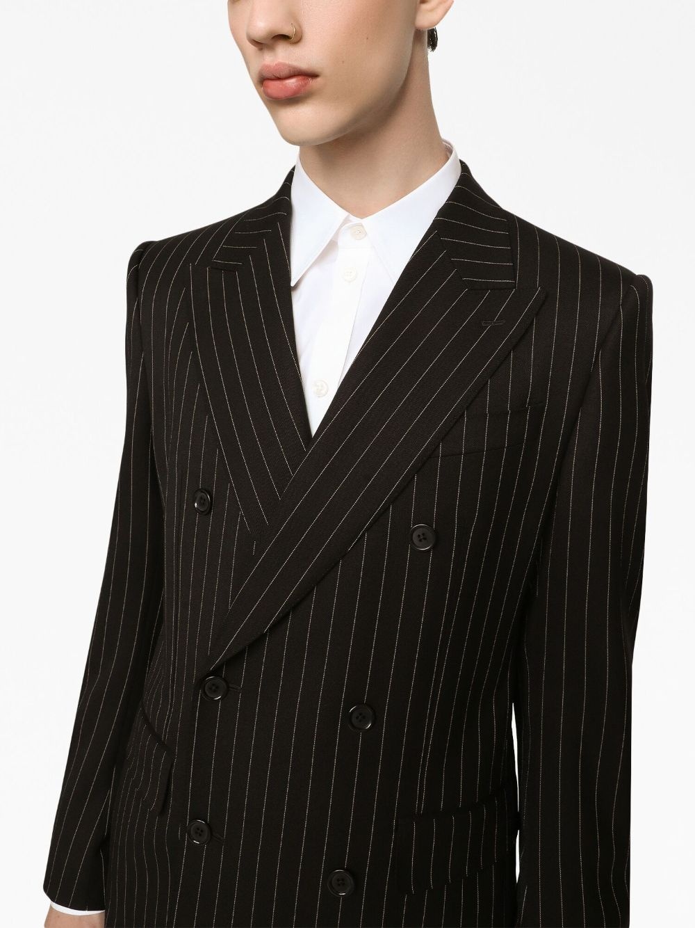 DOUBLE-BREASTED PINSTRIPE SUIT - 2