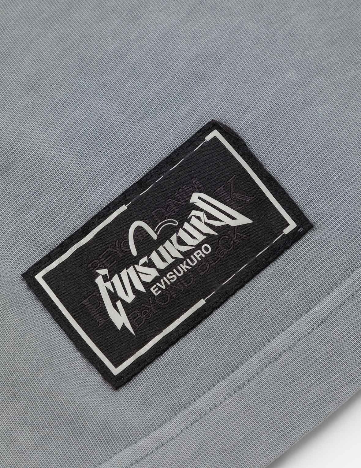 Seagull and Logo Embroidery Oversized Garment Dye T-Shirt - 9