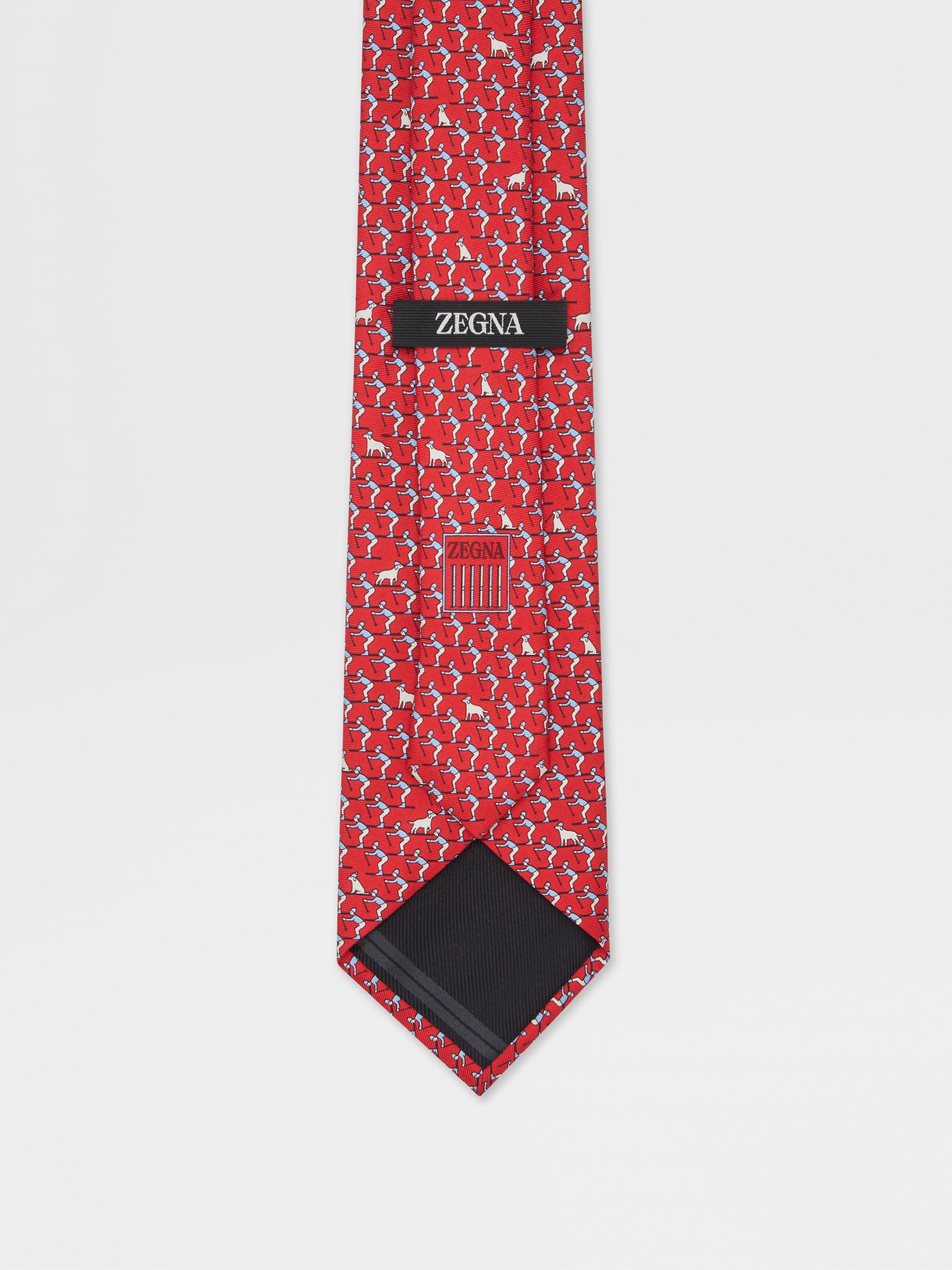 RED SILK TIE - 3