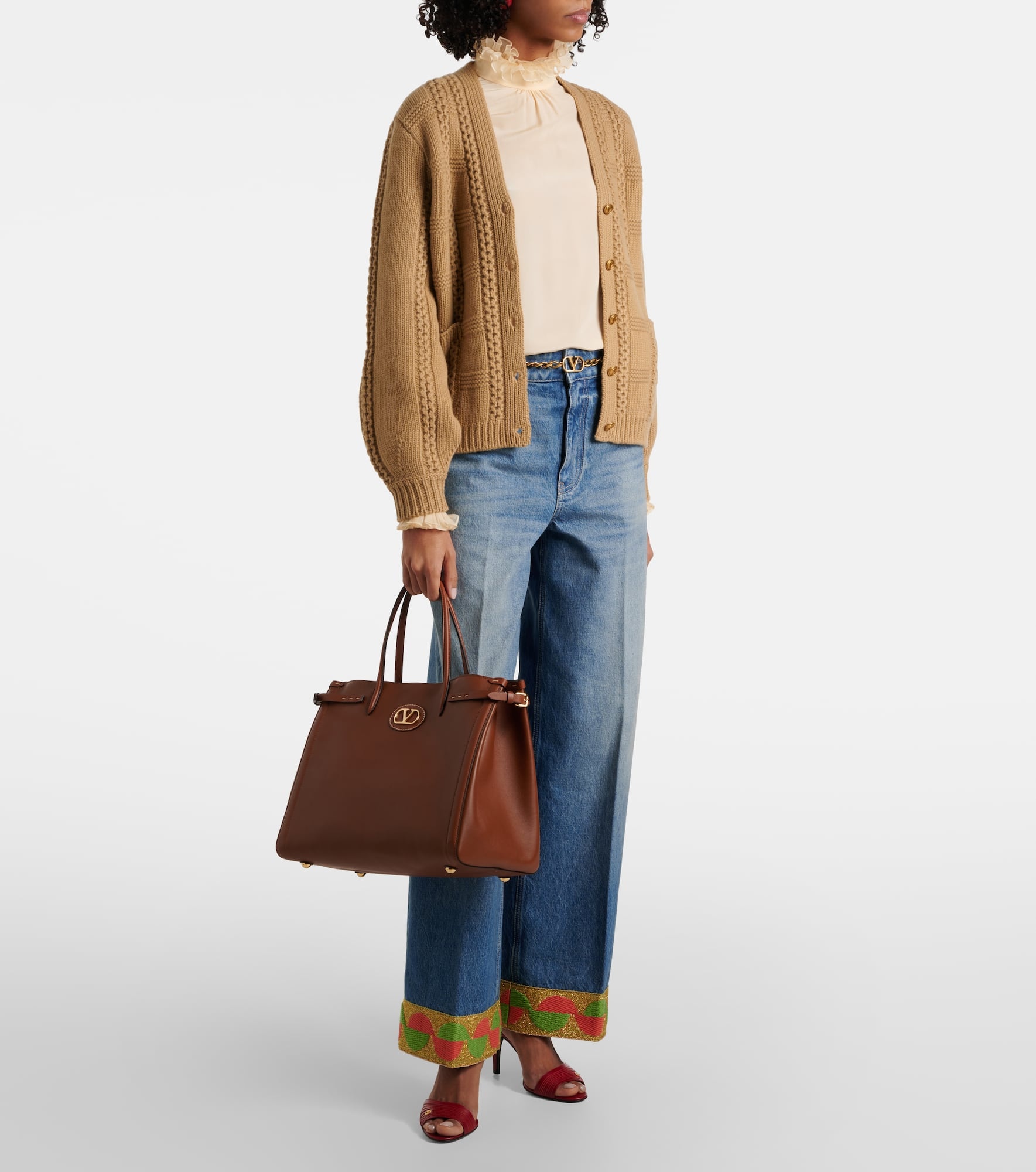 Antibes Medium leather shopper - 5