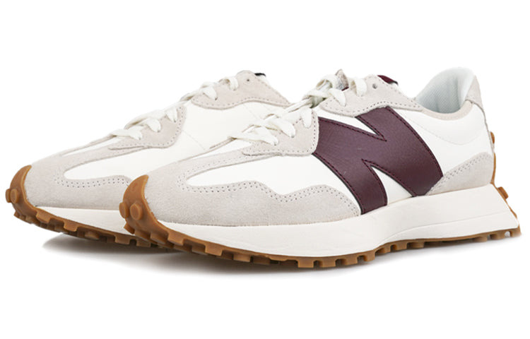 (WMNS) New Balance 327 'White Dark Red' WS327KA - 3