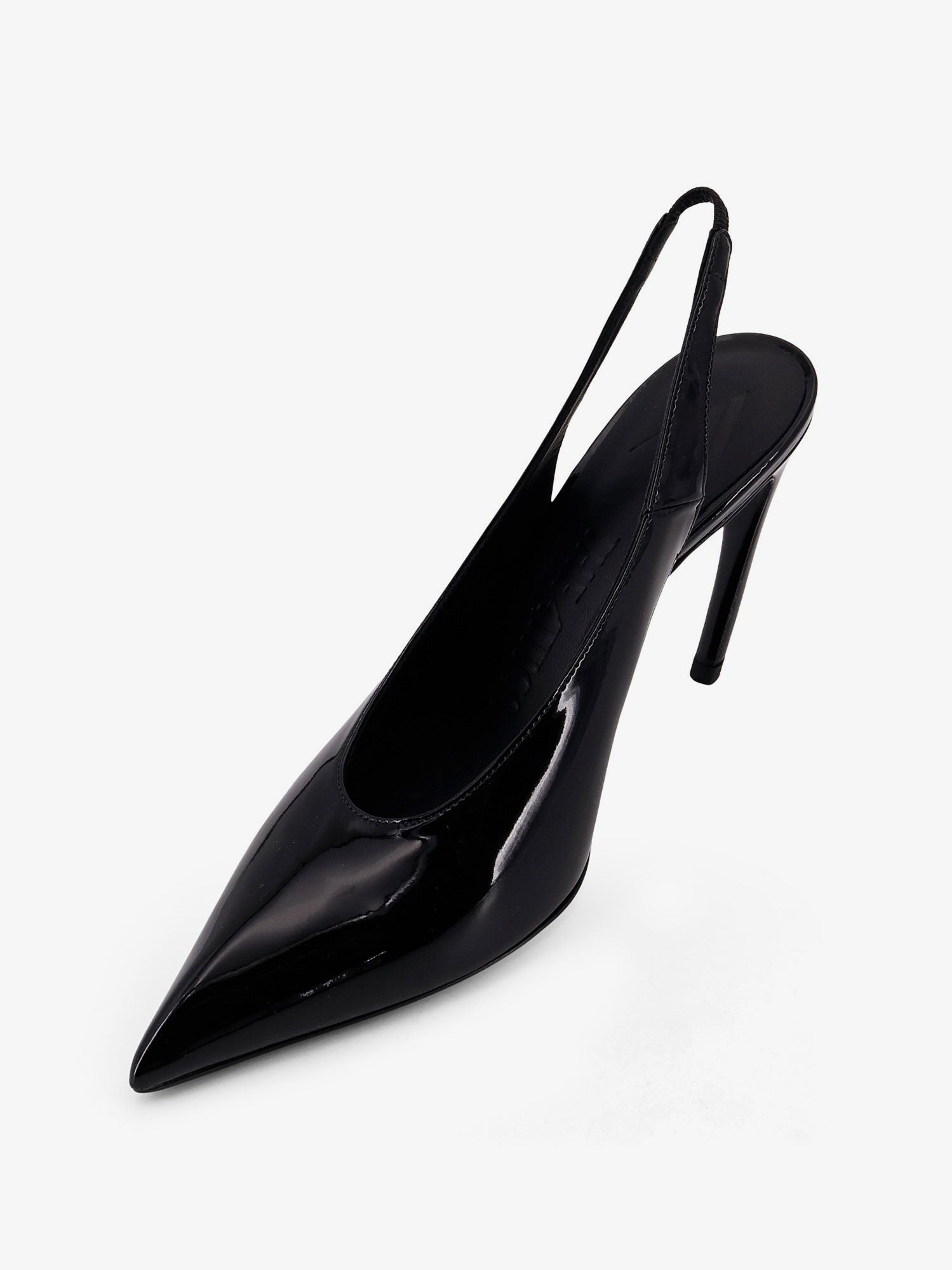 The Attico Viper Leather Slingback Pumps - 4