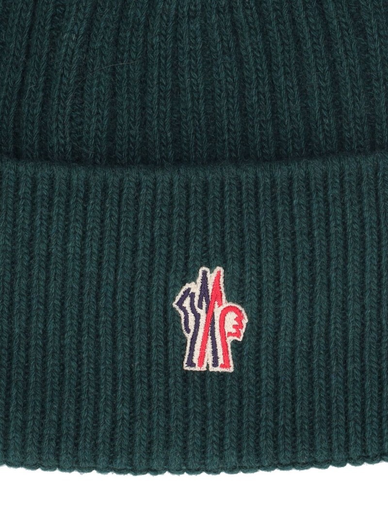 Logo cashmere & wool beanie - 2