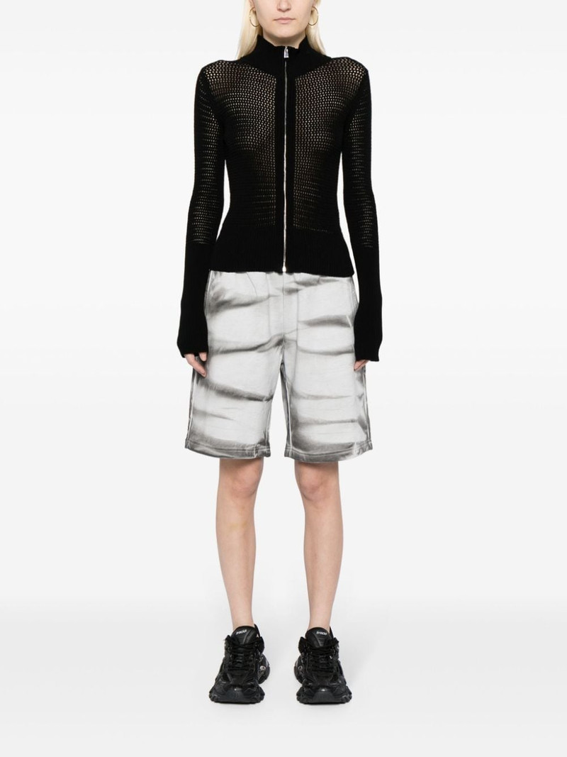 FENG CHEN WANG tie-dye track shorts outlook
