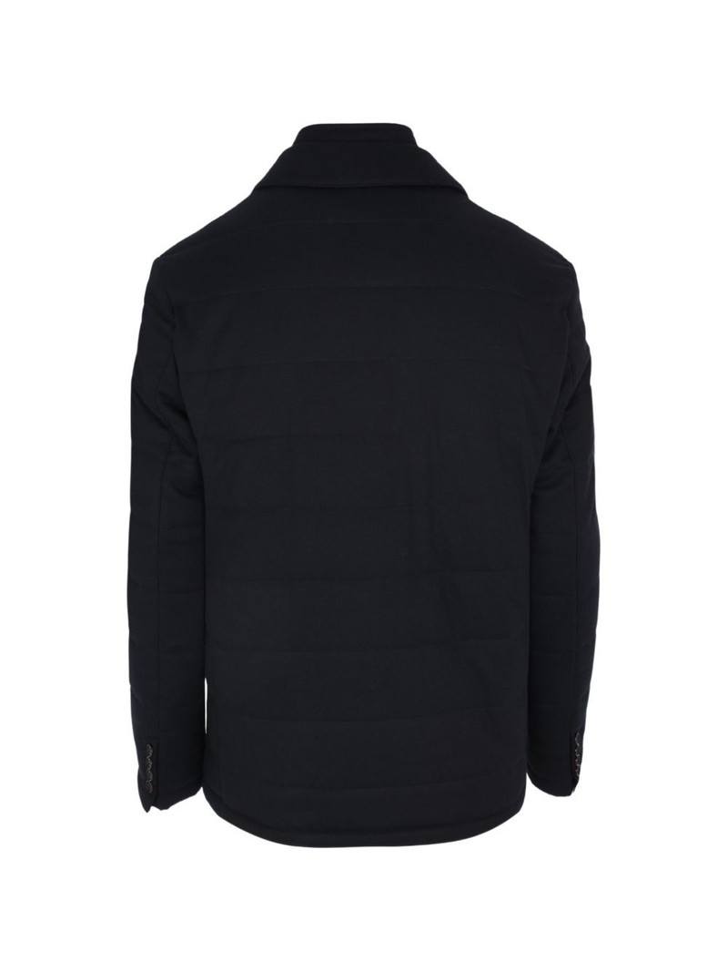 CORNELIANI Outdoor button-up padded jacket outlook