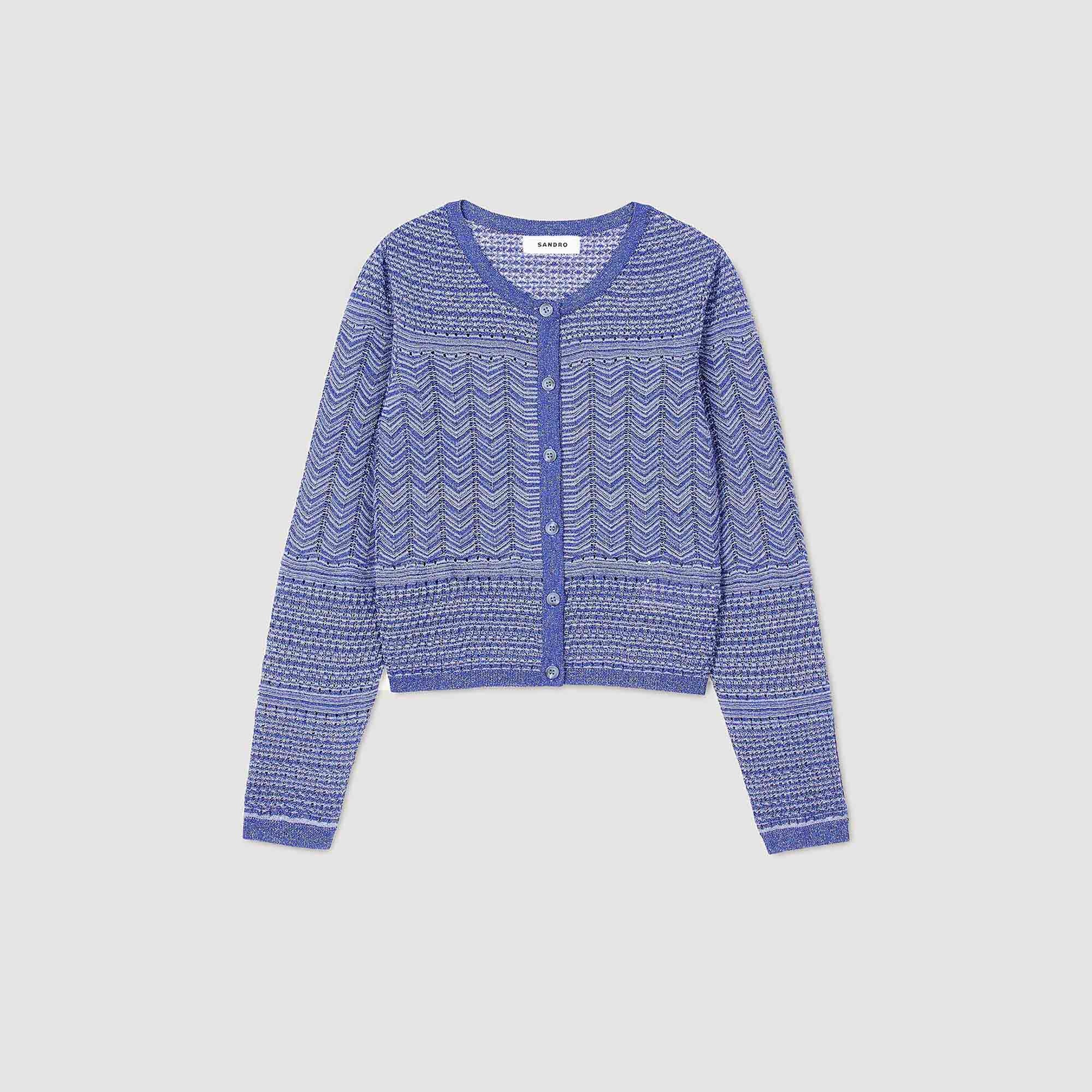 GLITTER KNIT CARDIGAN - 6