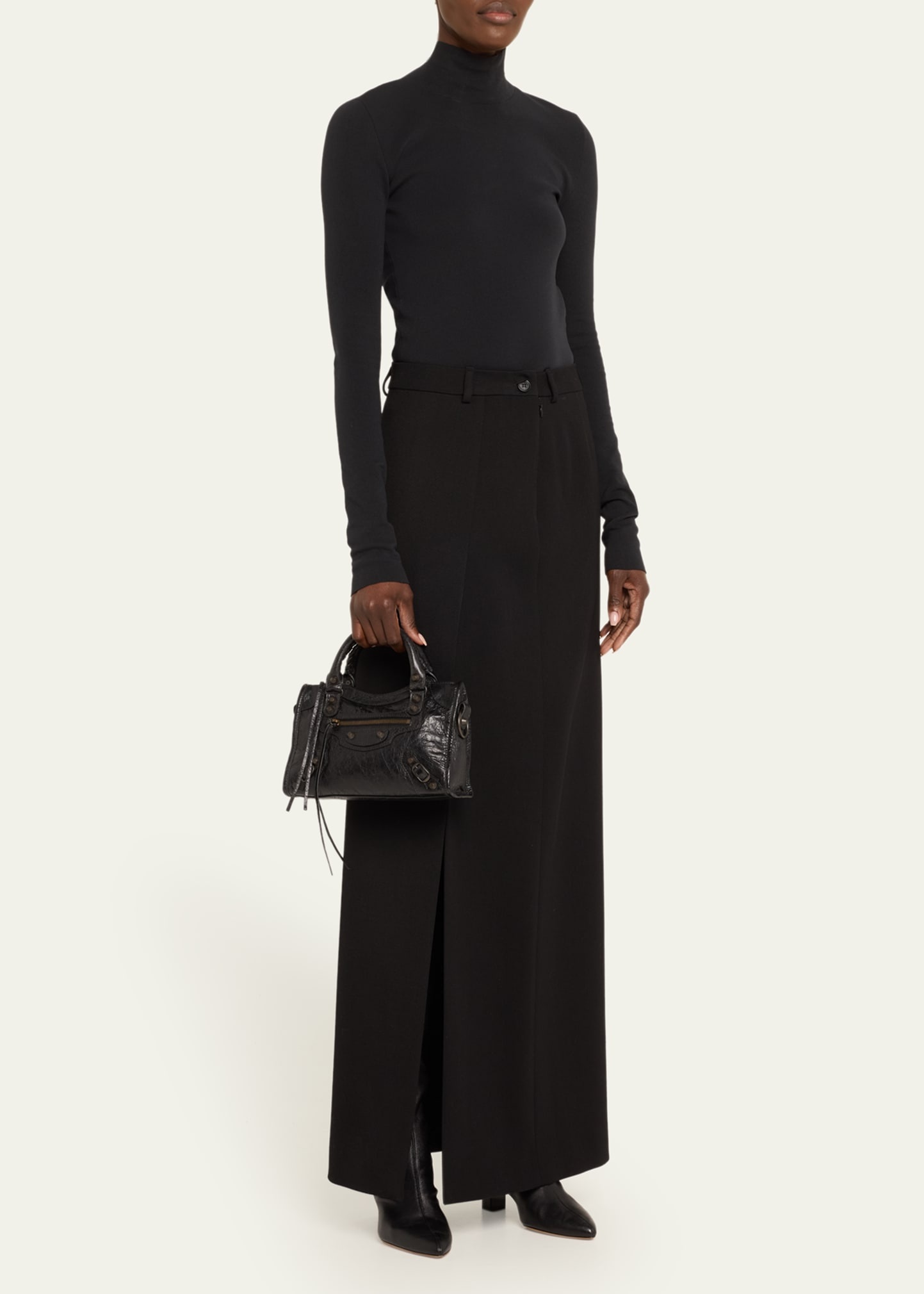 Le City Mini Leather Top-Handle Bag - 6