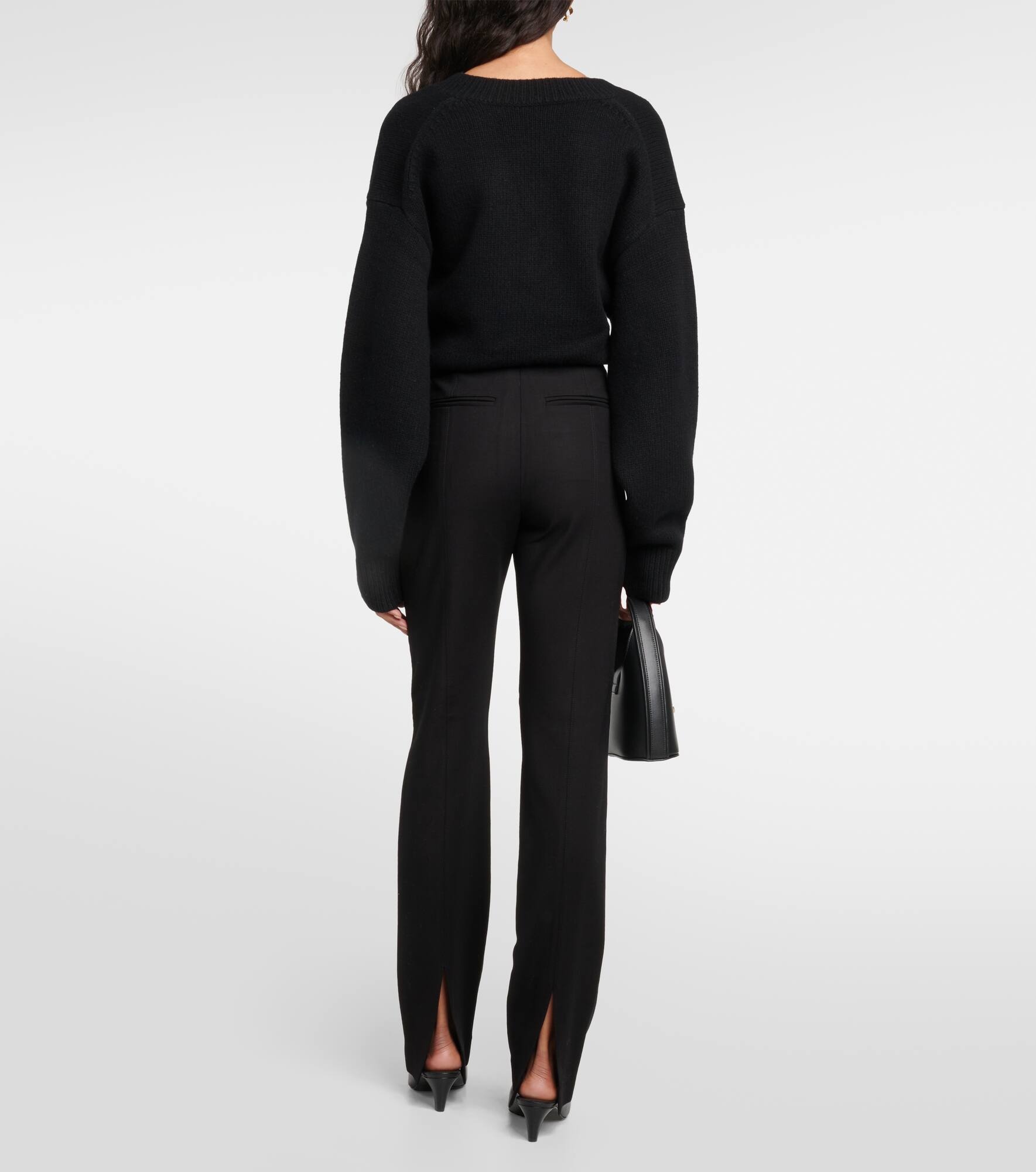 High-rise slim suit pants - 3