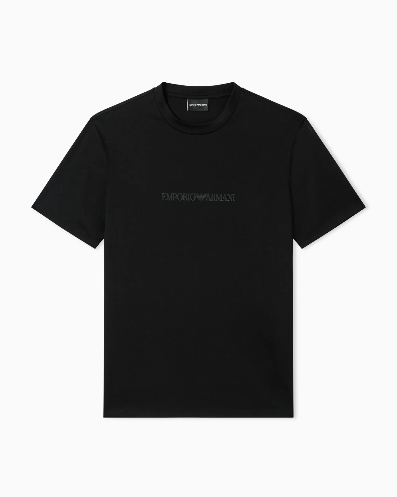 T-SHIRT ESSENTIAL SLIM FIT IN PIMA COTTON JERSEY - 1