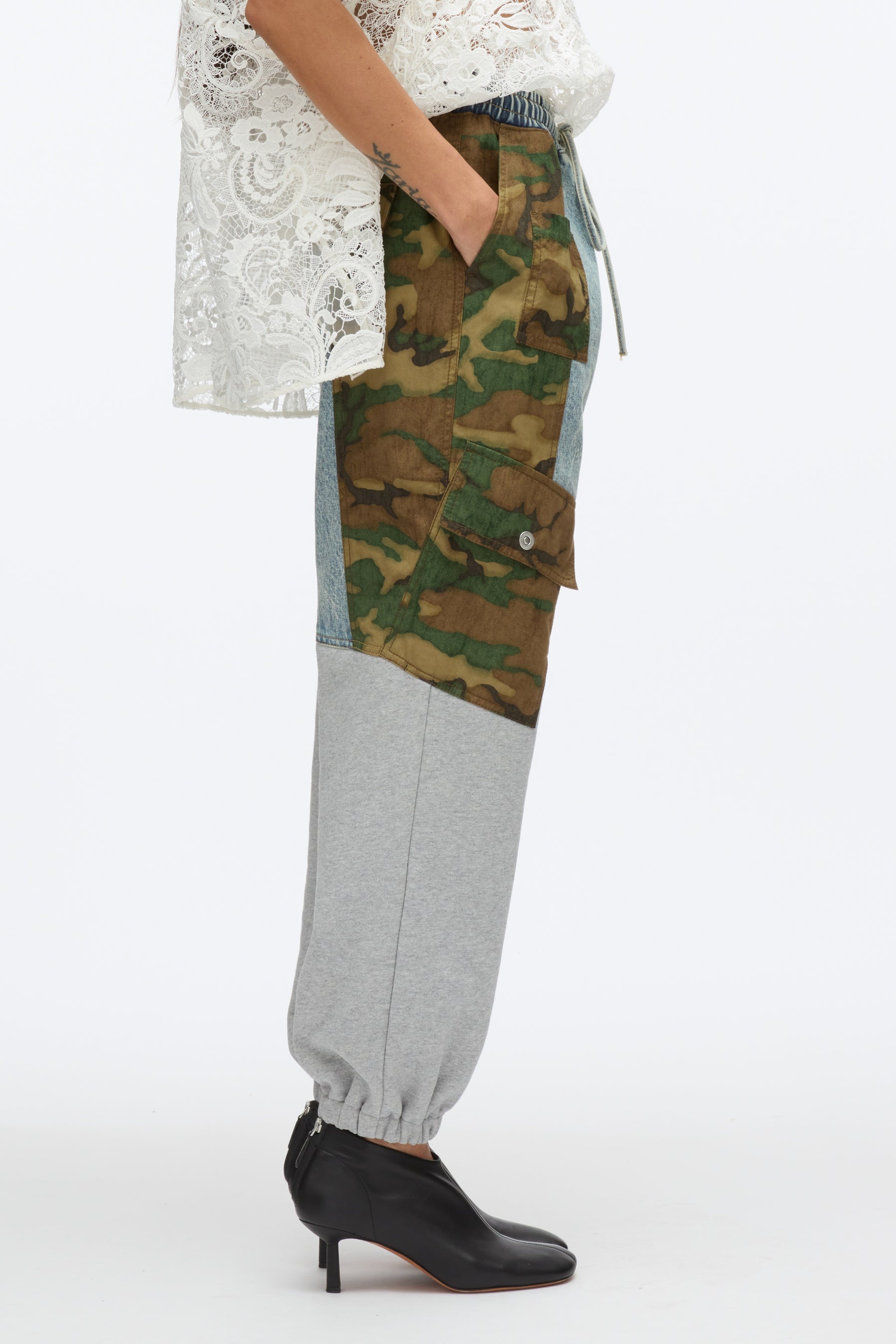 Patchwork Camo Jogger - 5