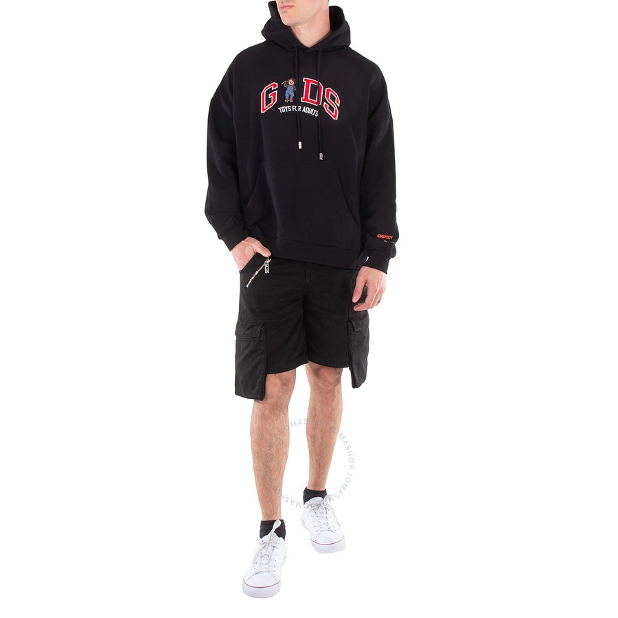 GCDS Chucky Lounge Logo Cotton Hoodie - 5