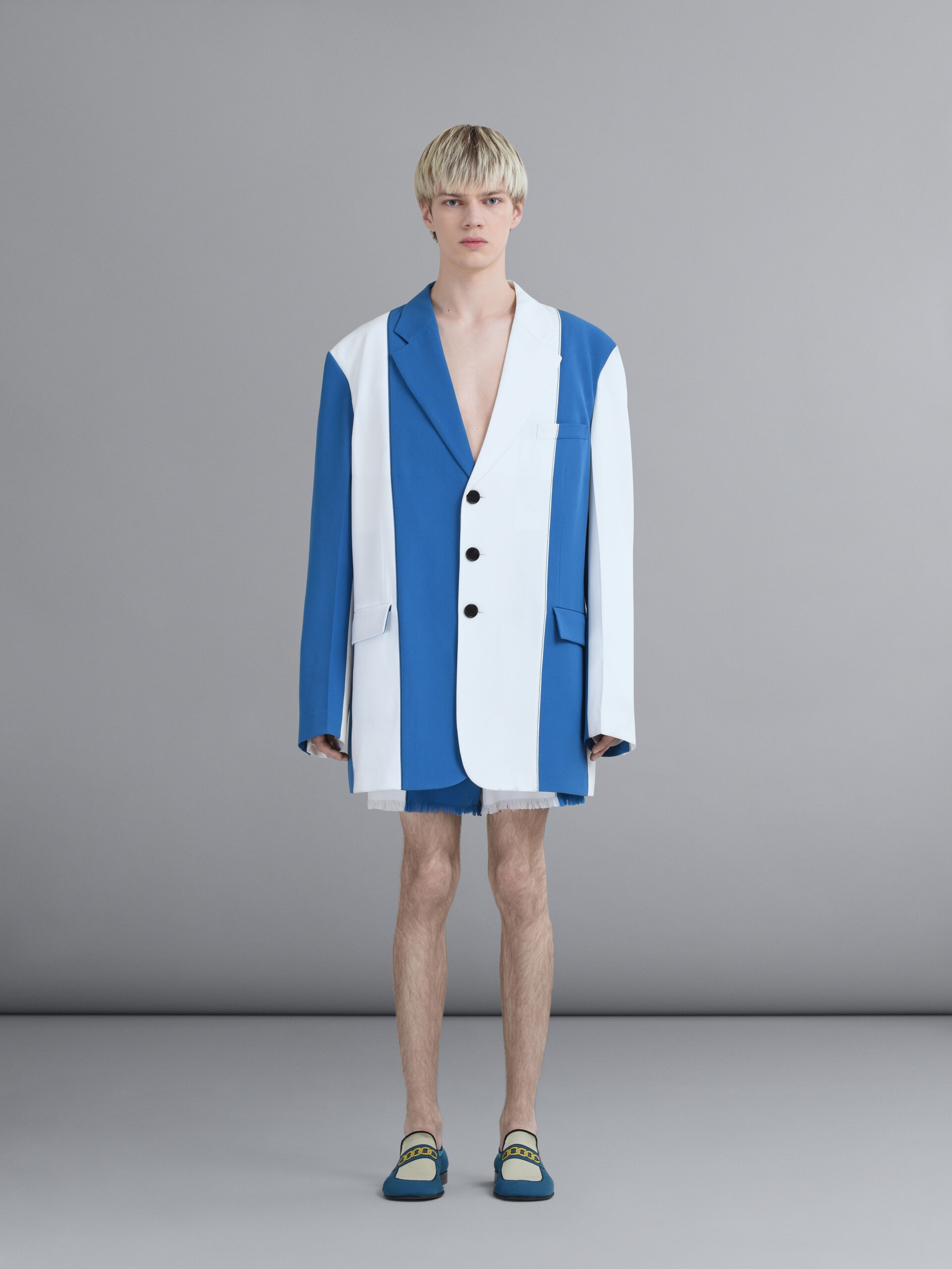 GRAIN DE POUDRE WOOL LONG BLAZER - 2