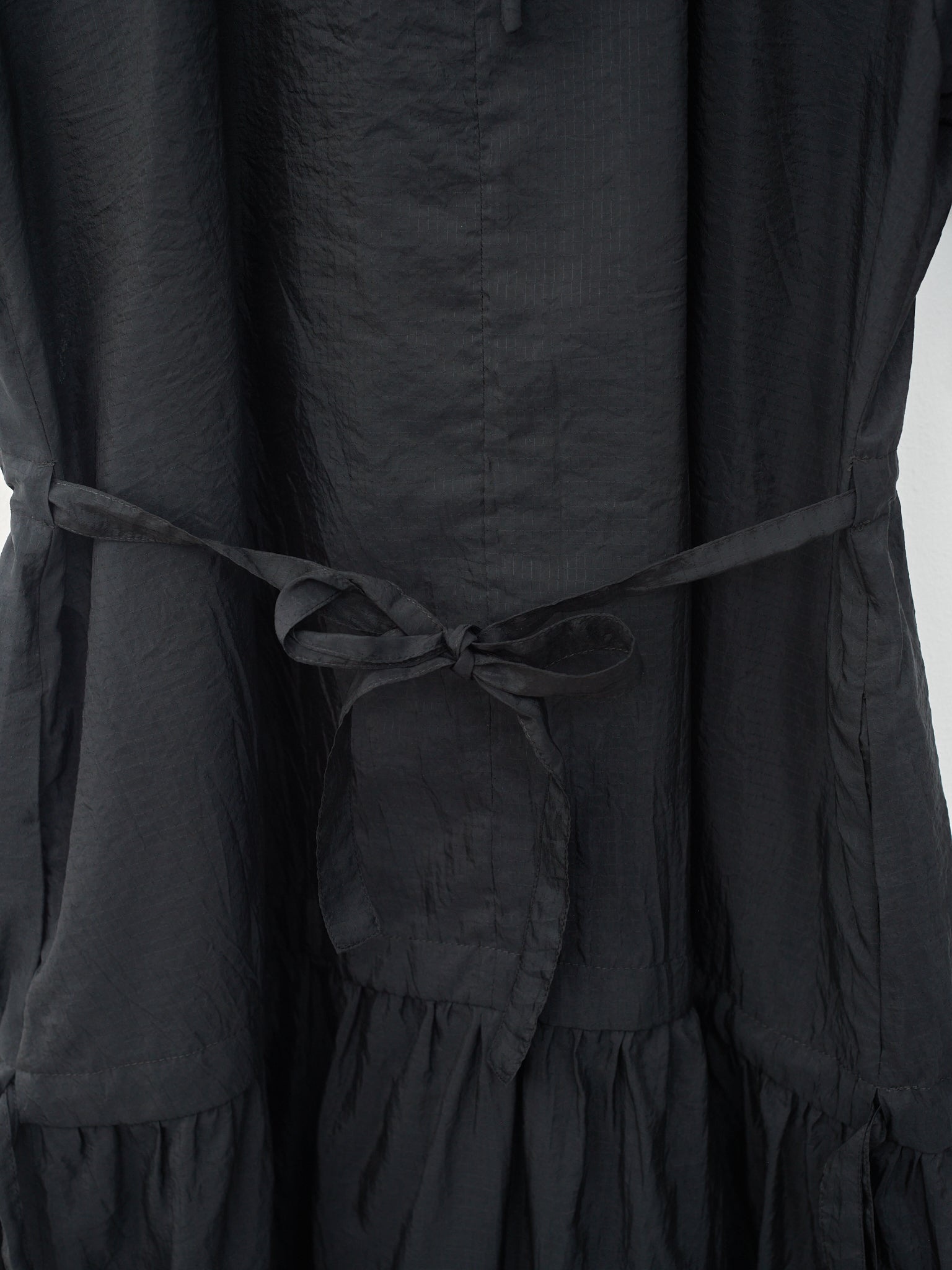 Ripstop Balloon Dress - Black - 10