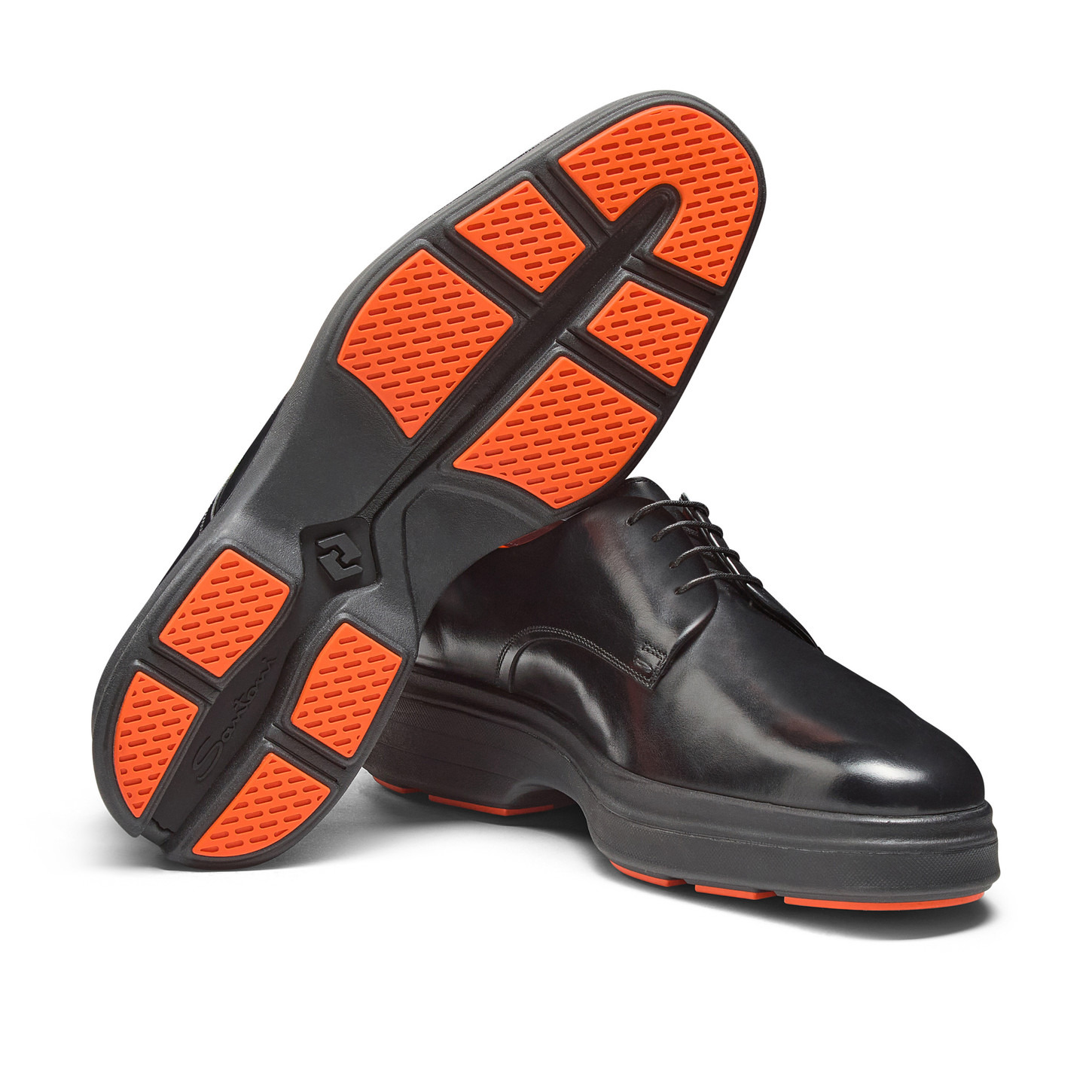 Men's black leather Easy Nova Derby shoe - 4