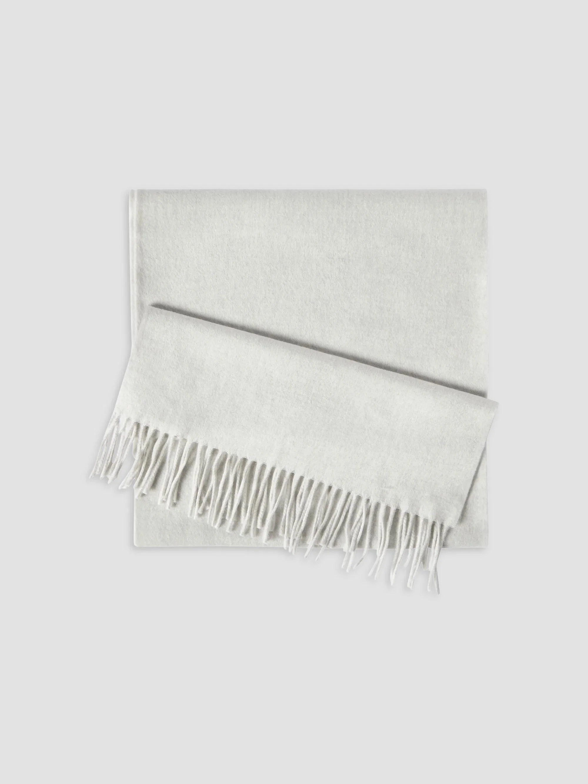 Women's Cashmere Scarf - Fog - 1