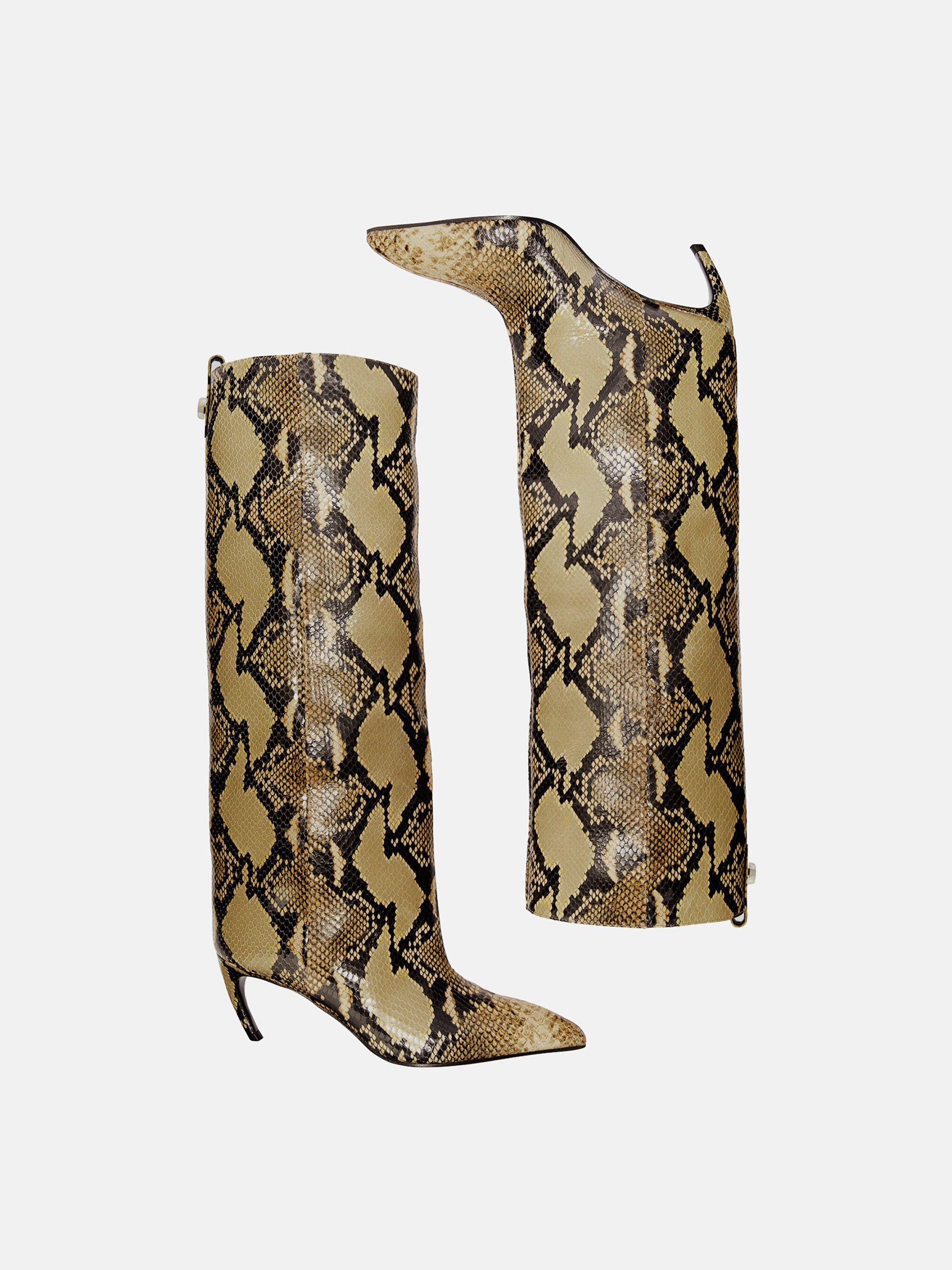 ''LEA'' BOOT BLACK AND SAHARA - 3