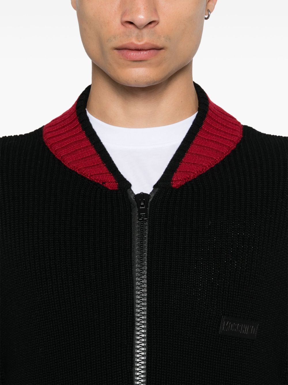 logo-appliquÃ© cardigan - 5