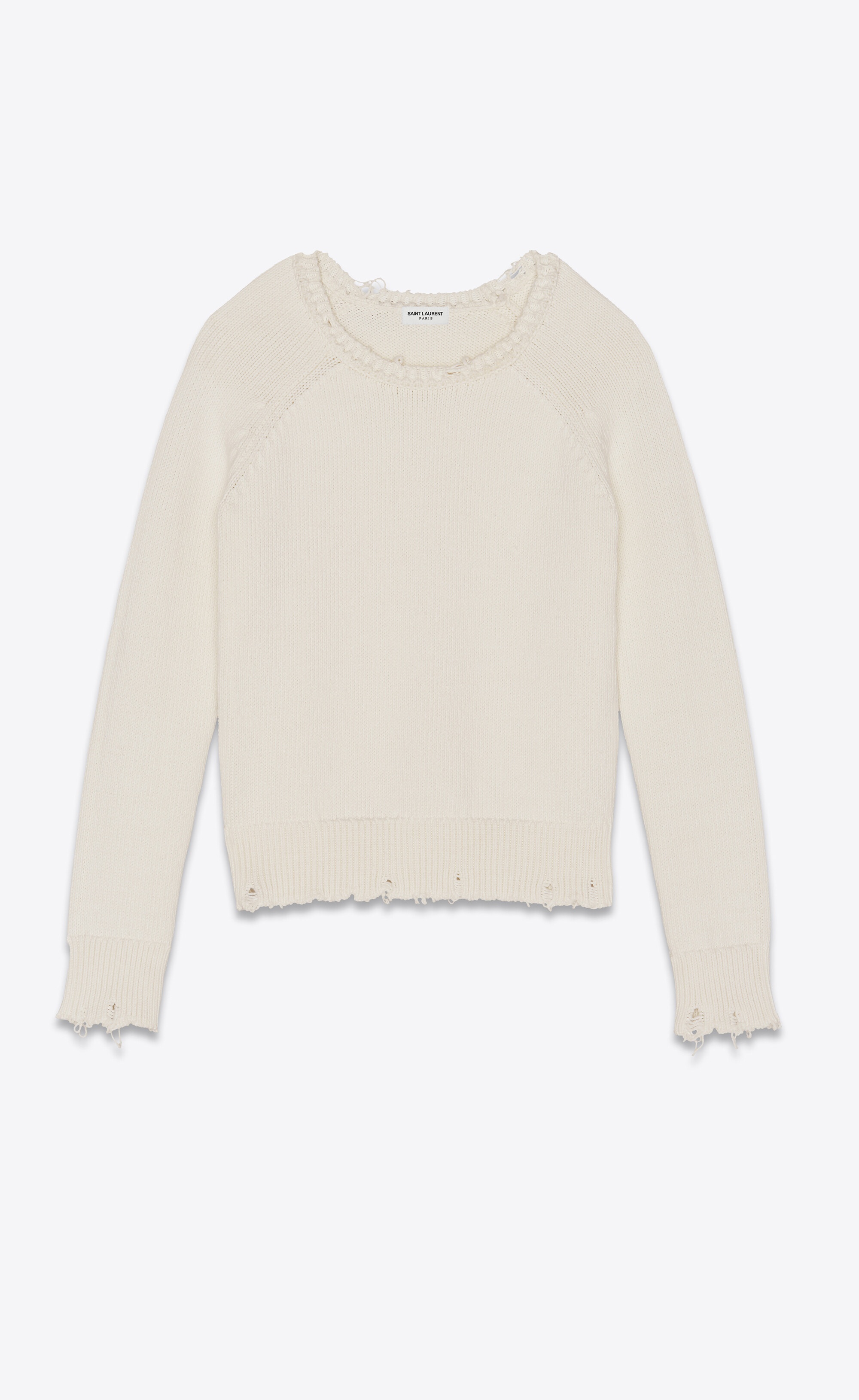 destroyed knit sweater - 1