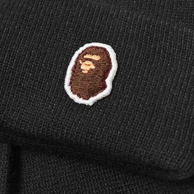 A BATHING APE® A Bathing Ape Ape Head One Point Knit Cap outlook