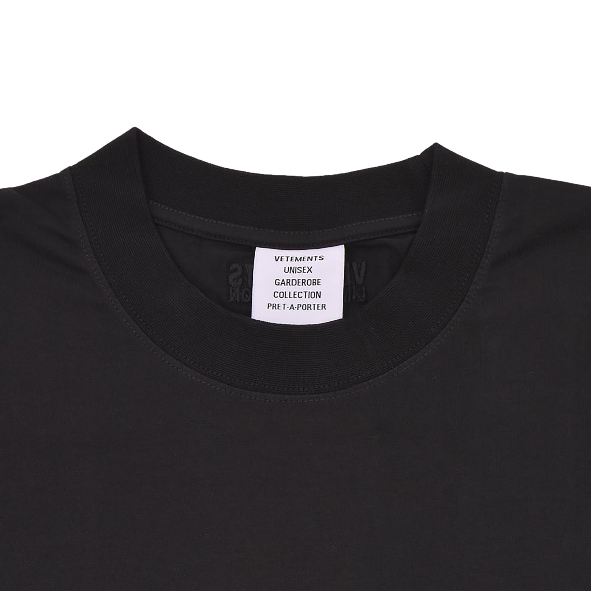 Vetements Living Legend Oversized T-Shirt 'Black' - 3